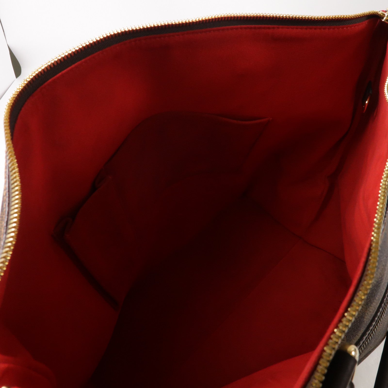 LOUIS VUITTON Damier Saleya GM金扣手挽袋啡色