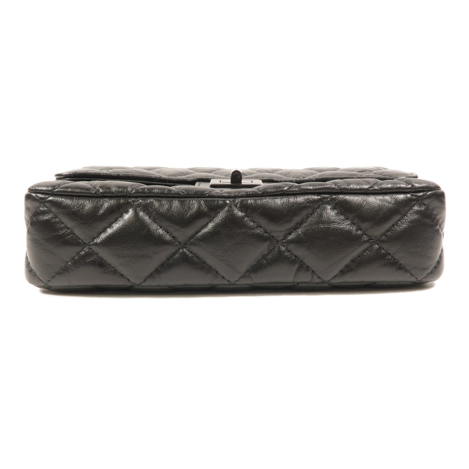 CHANEL 牛皮皮革2.55 Phone Bag鏈帶肩背袋