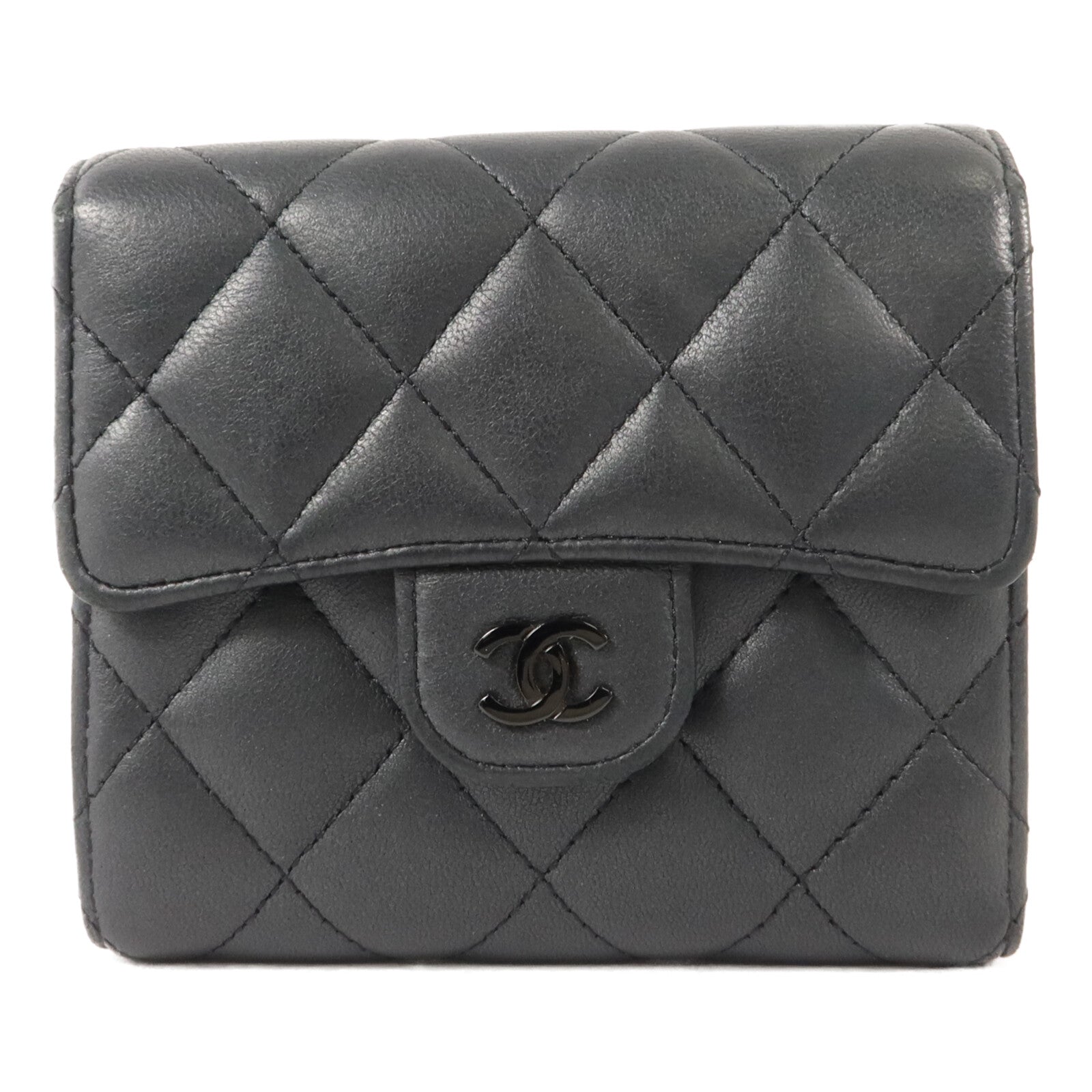 CHANEL 羊皮皮革Classic Small Flap Wallet錢包