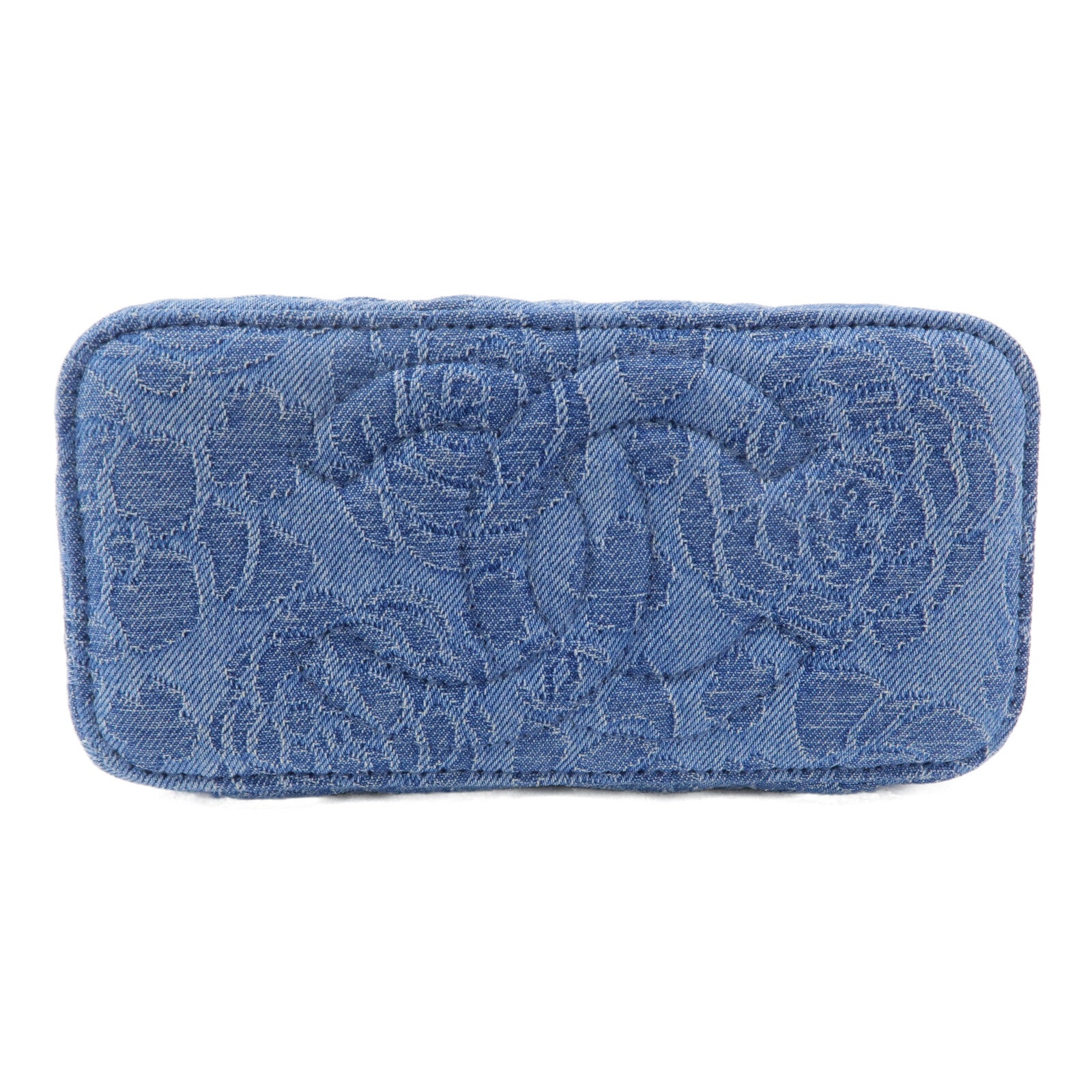 CHANEL 牛仔布Vanity Case Sweetheart Crush鏈帶肩背袋
