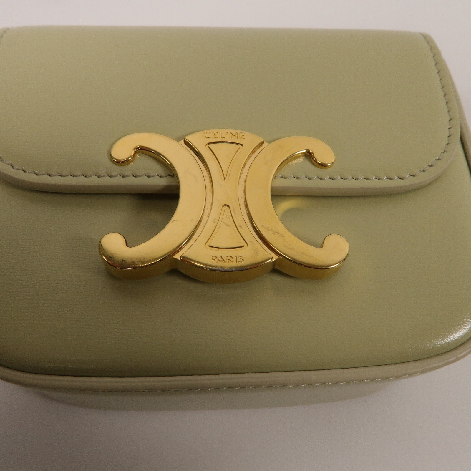 CELINE 牛皮皮革Mini Claude肩背袋