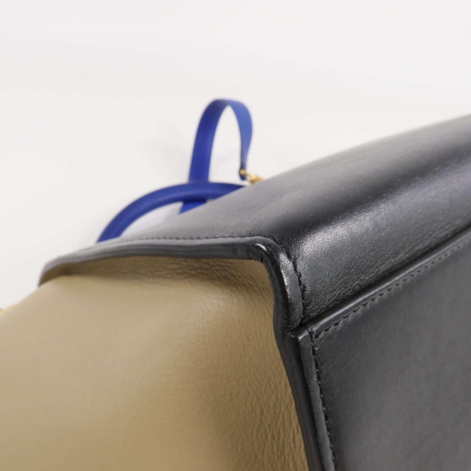 CELINE 牛皮皮革Trapeze金扣手挽肩背兩用袋