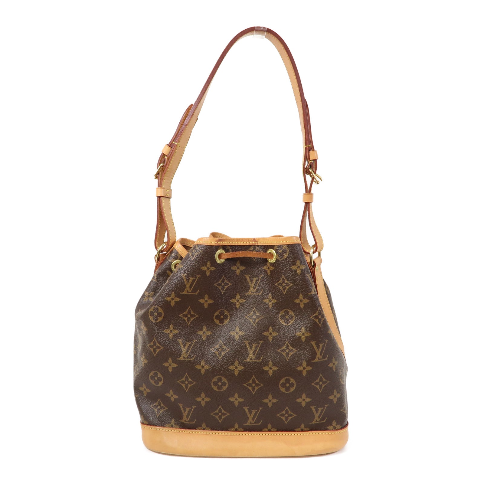 LOUIS VUITTON Monogram Noe金扣肩背袋啡色