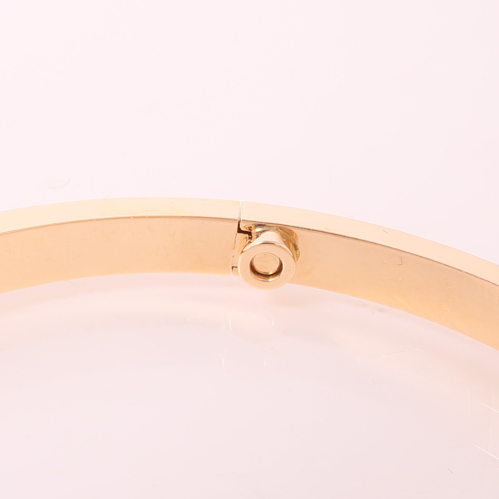 CARTIER 18K玫瑰金Love Bracelet Diamonds鑽石手鐲Cartier#18