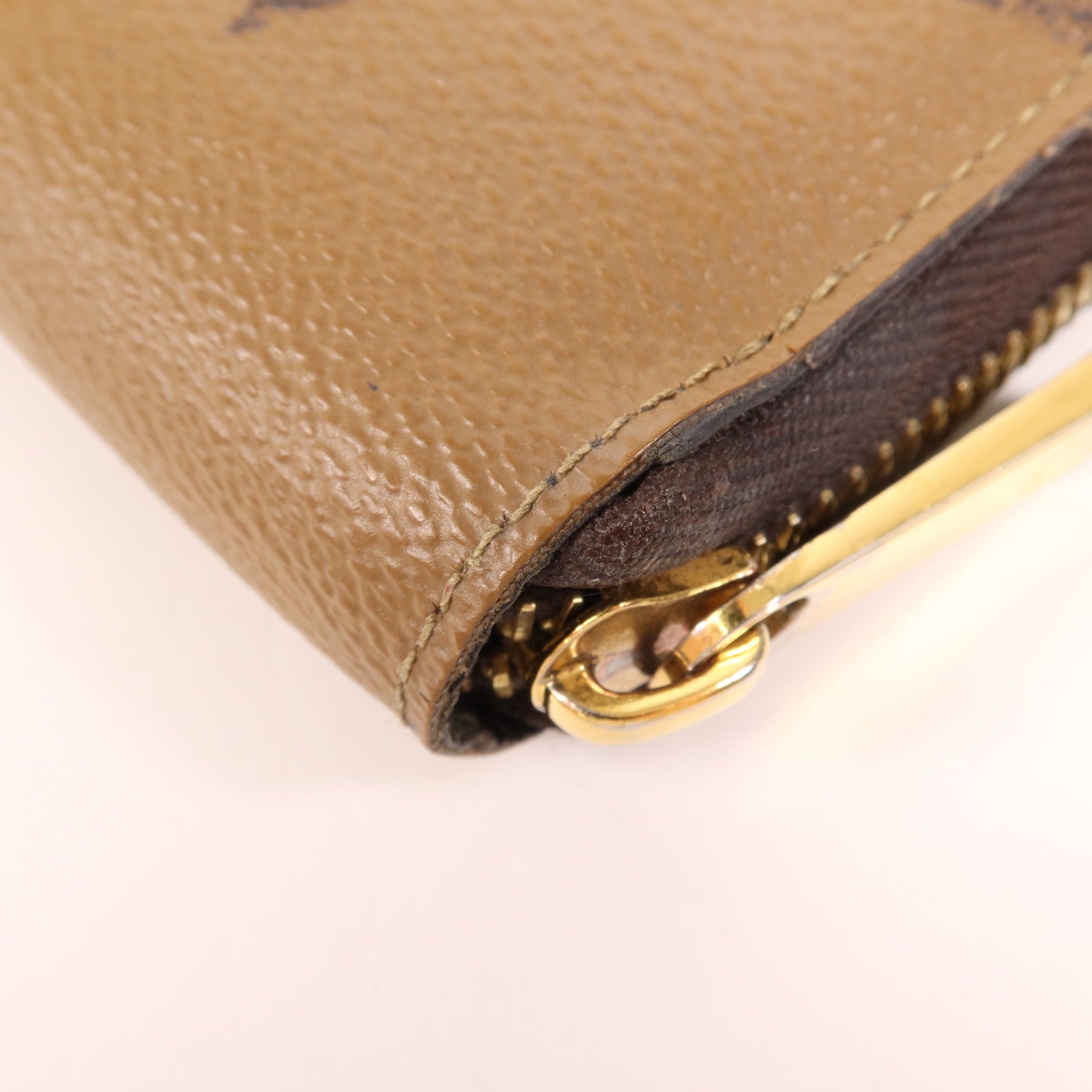 LOUIS VUITTON Monogram Giant Reverse Zippy Wallet金扣長錢包