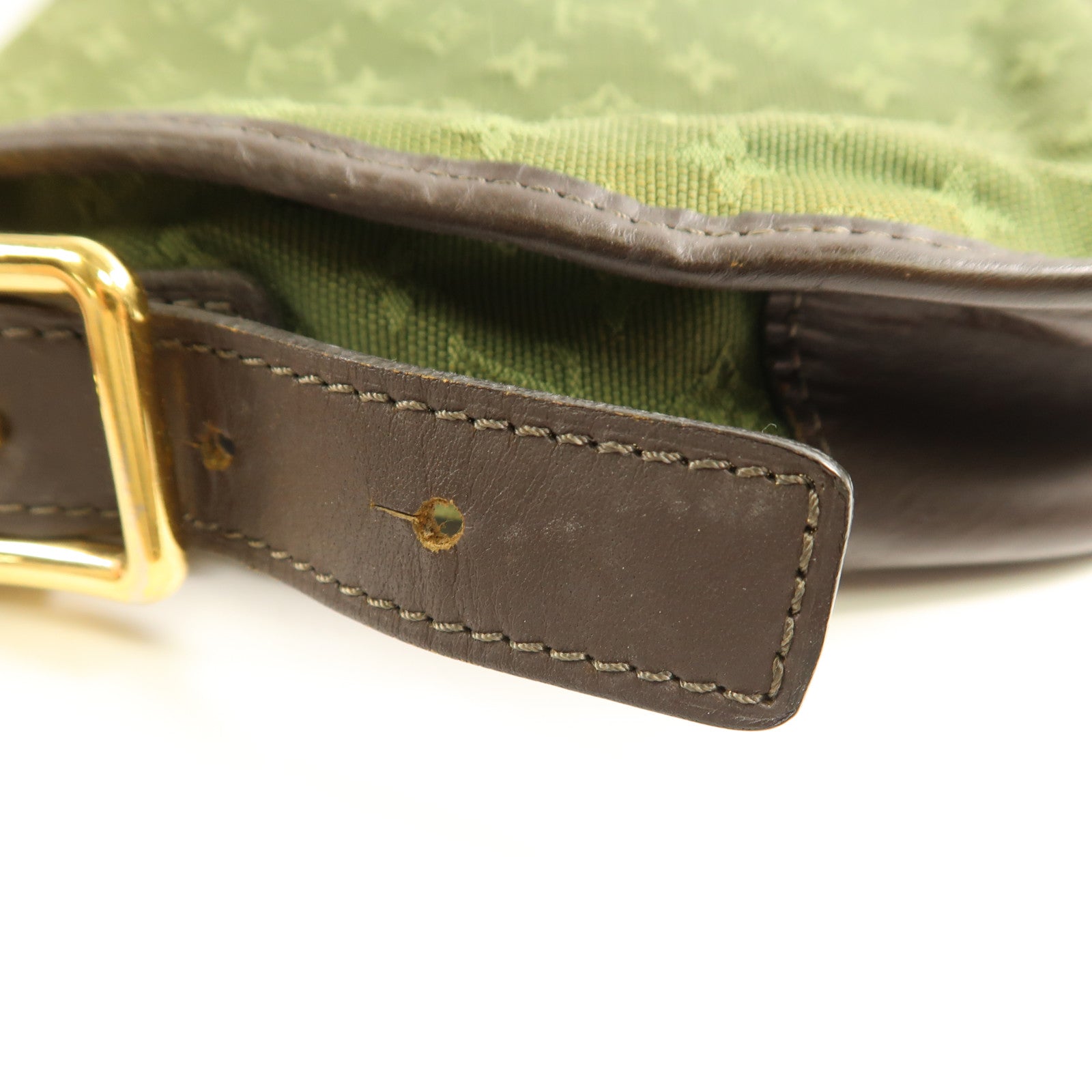 LOUIS VUITTON 帆布/皮革Mini Marjoly金扣肩背袋