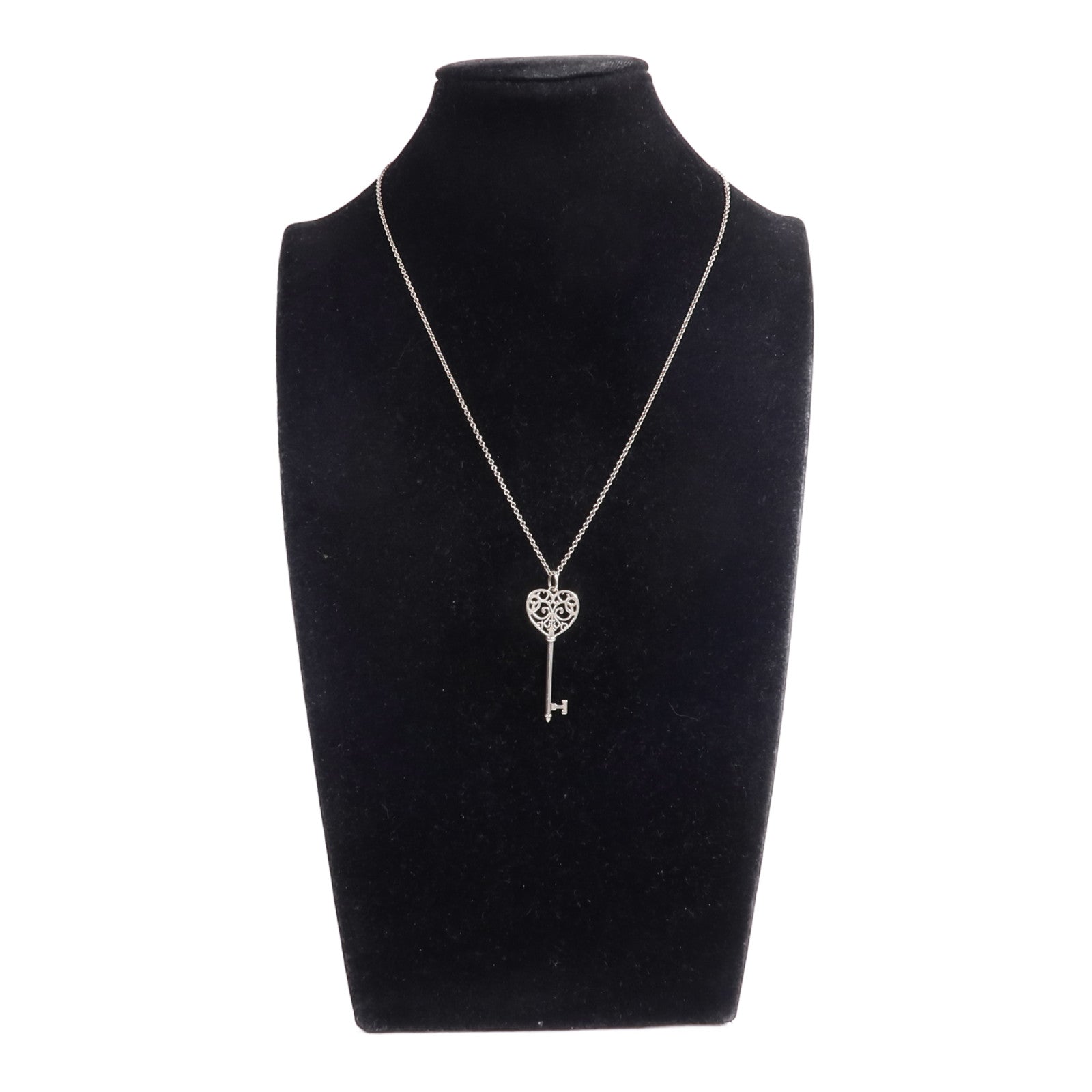 TIFFANY＆CO 925純銀Enchant Heart Key項鍊