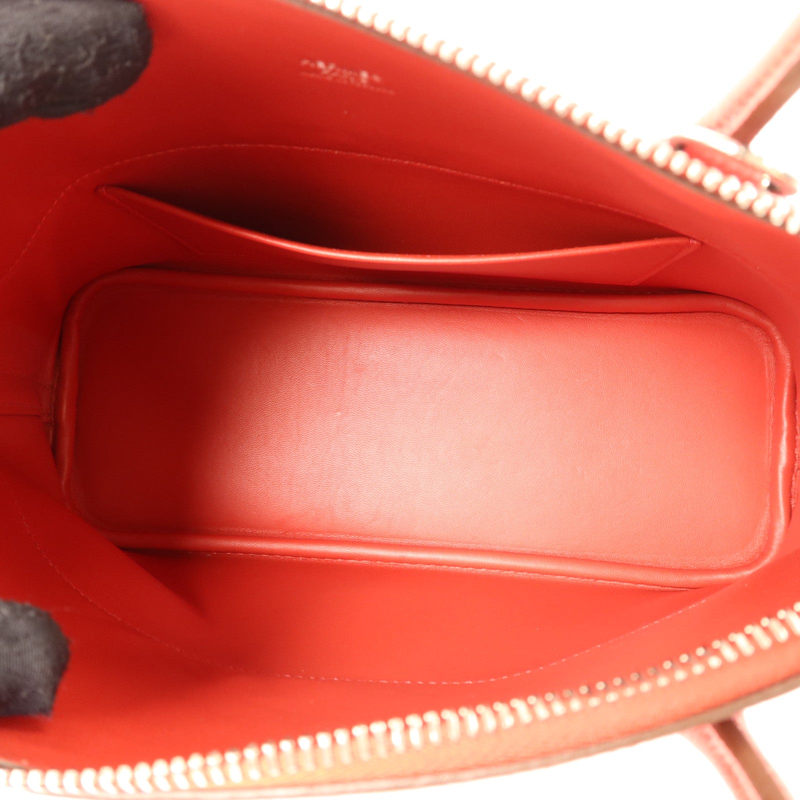 HERMES Epsom皮革Bolide 27銀扣手挽肩背兩用袋Rouge Casaque