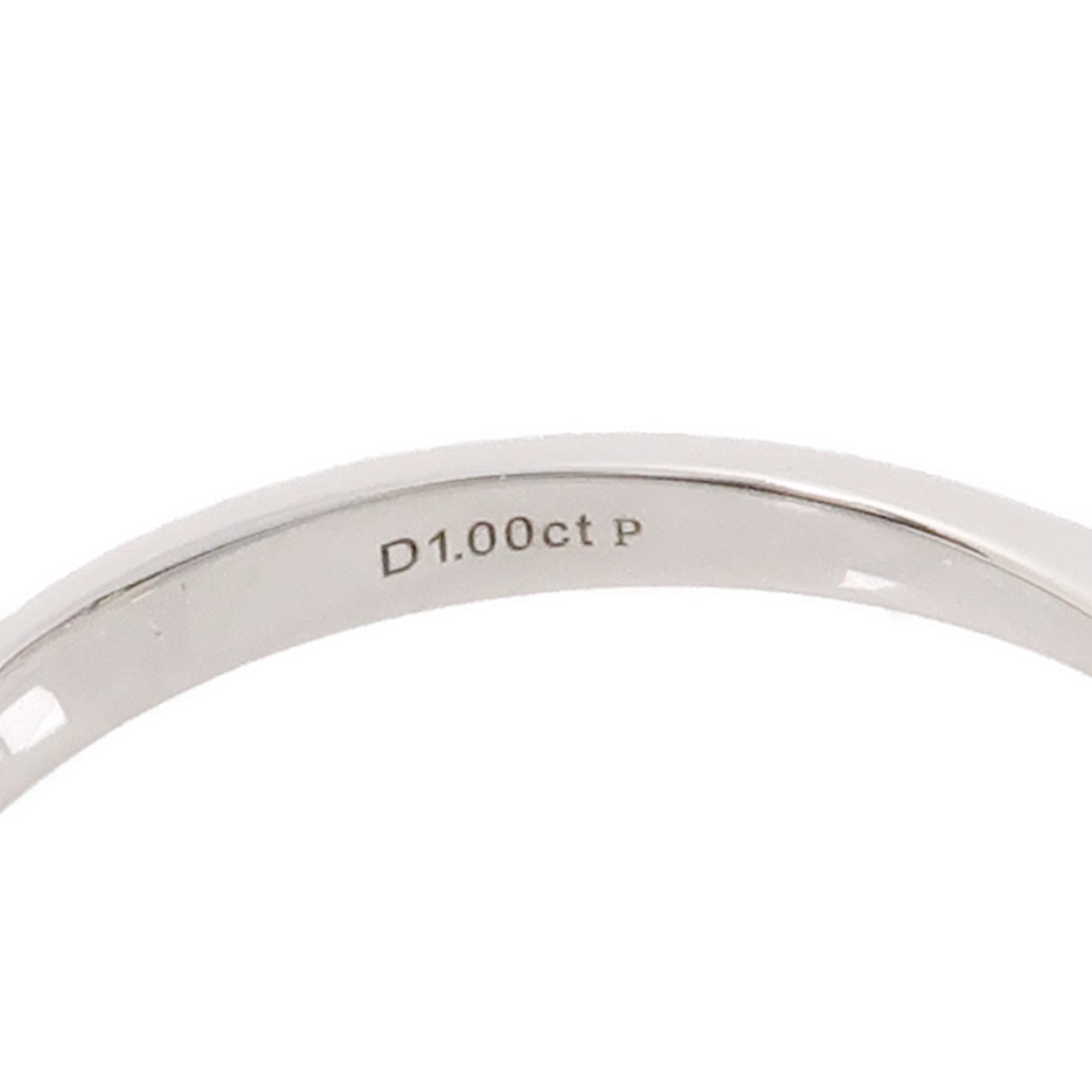 JEWELRY 18K白金Diamond Ring 1.0ct鑽石戒指US#8.5