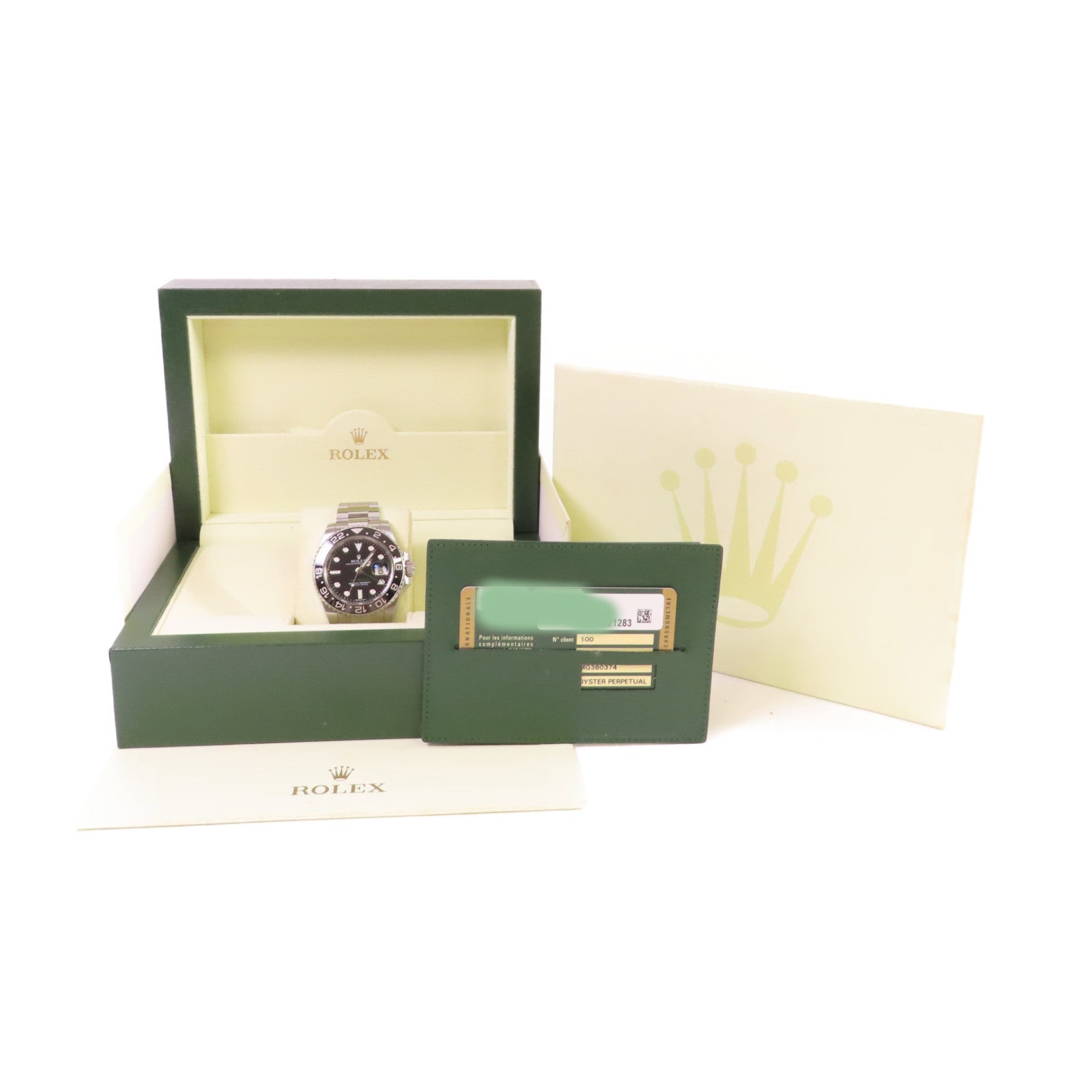 ROLEX GMT Master II Watch不鏽鋼自動機芯手錶黑色
