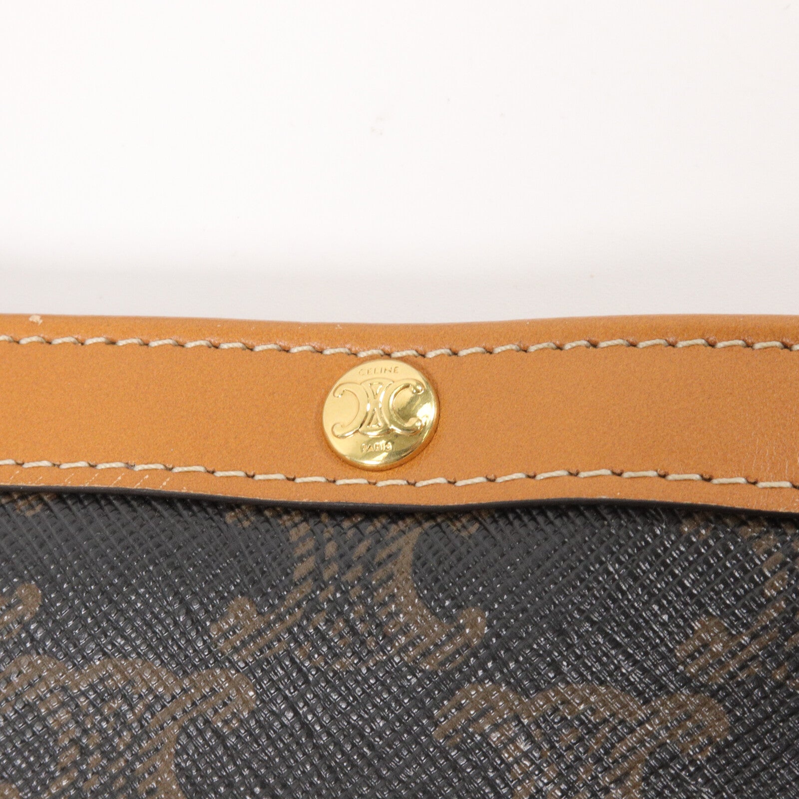 CELINE 塗層帆布Large Flat Shopping Tote手挽袋