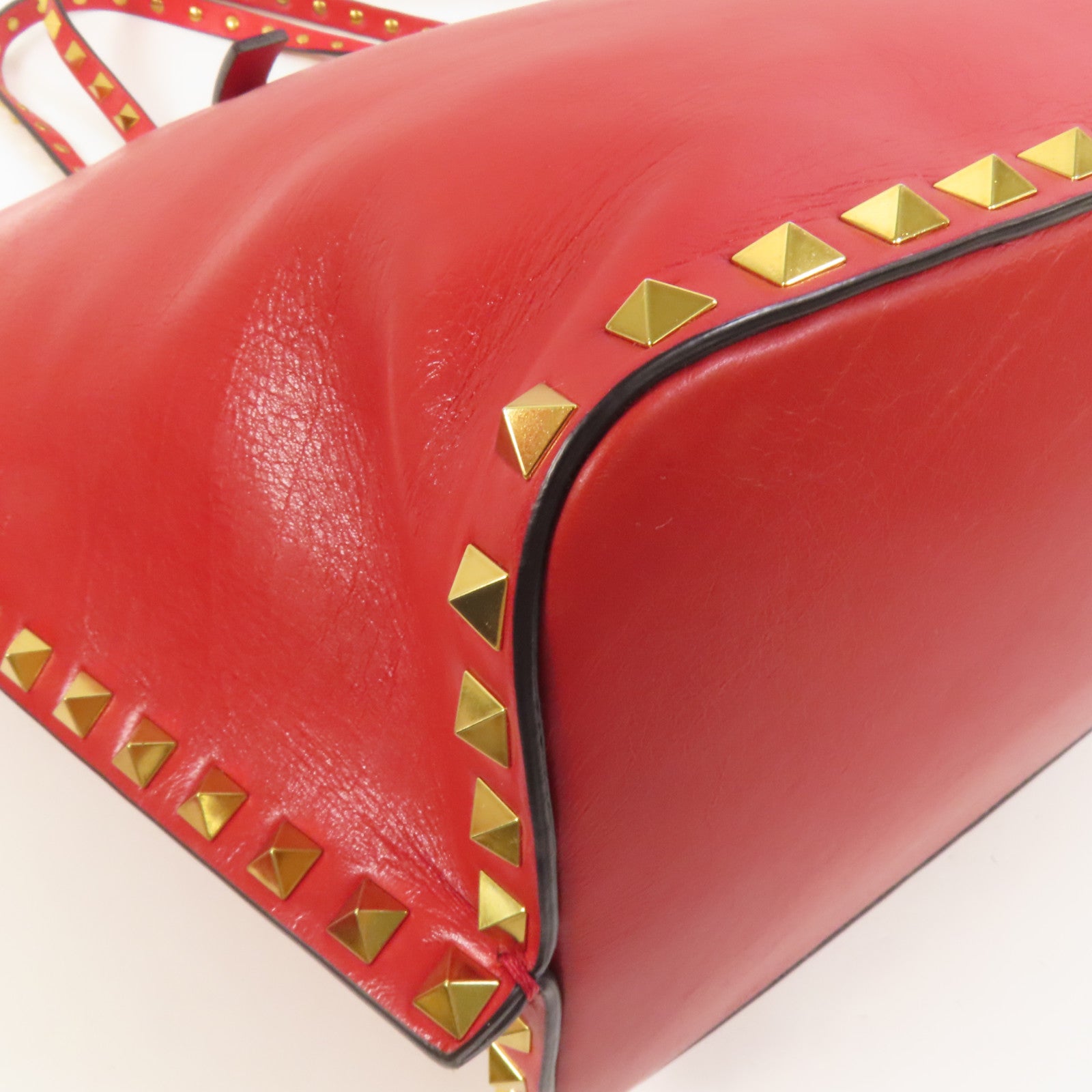 Valentino 牛皮皮革Shoulder Bag金扣手挽肩背兩用袋