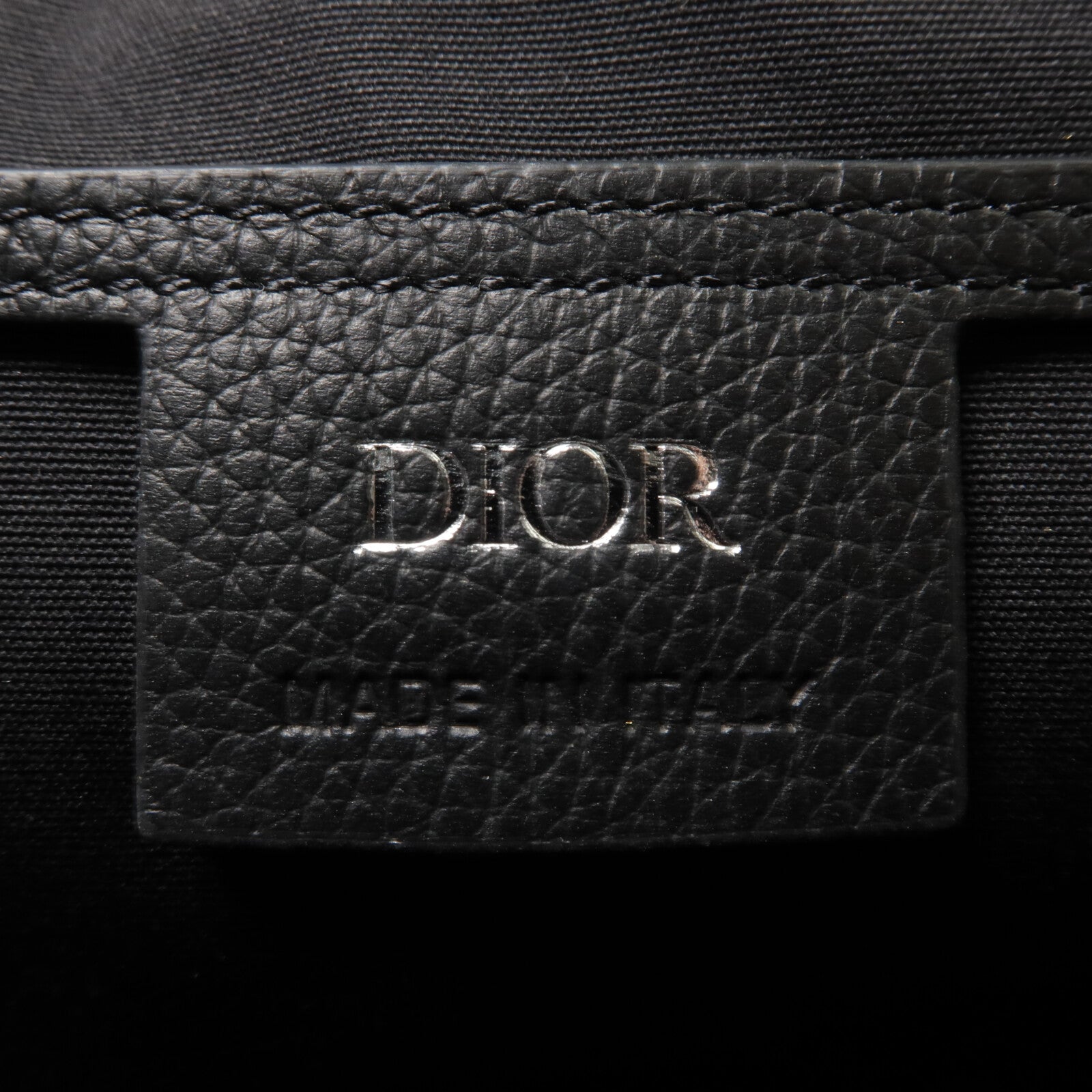 Dior 帆布/皮革Mini Saddle Messenger肩背袋