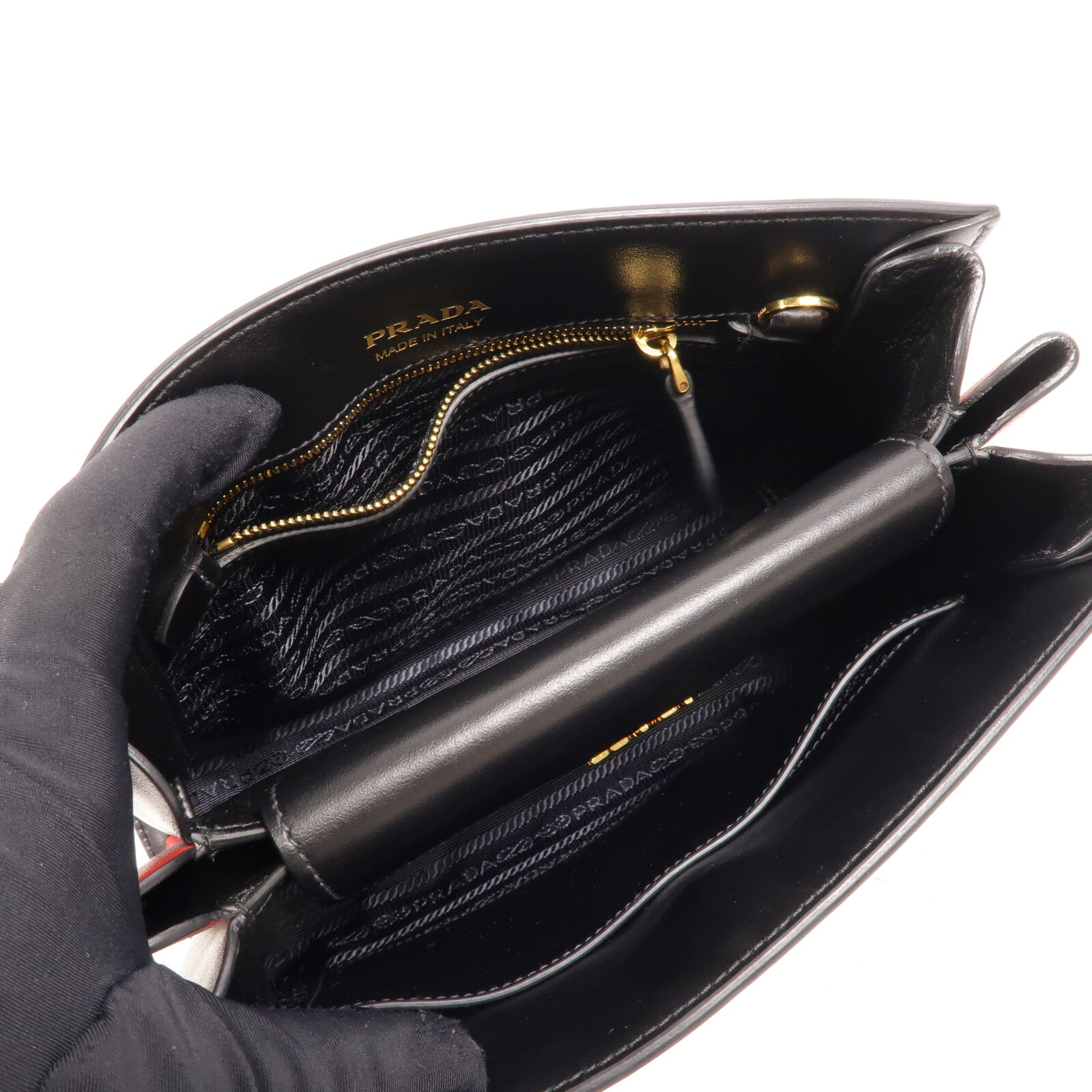 PRADA 牛皮皮革Shoulder Bag肩背袋