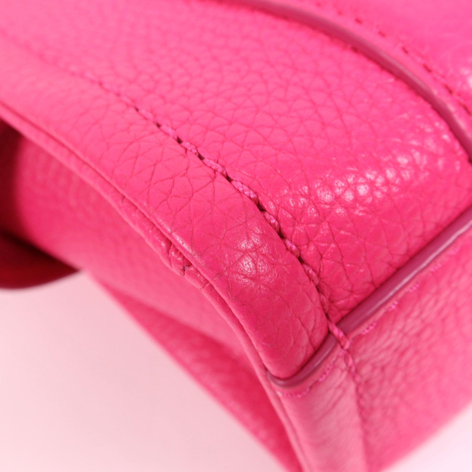 MARC JACOBS 牛皮皮革2 Way Shoulder銀扣手挽肩背兩用袋