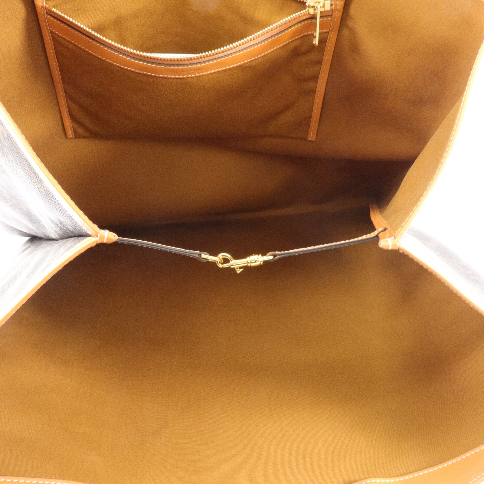 CELINE 塗層帆布Large Flat Shopping Tote手挽袋