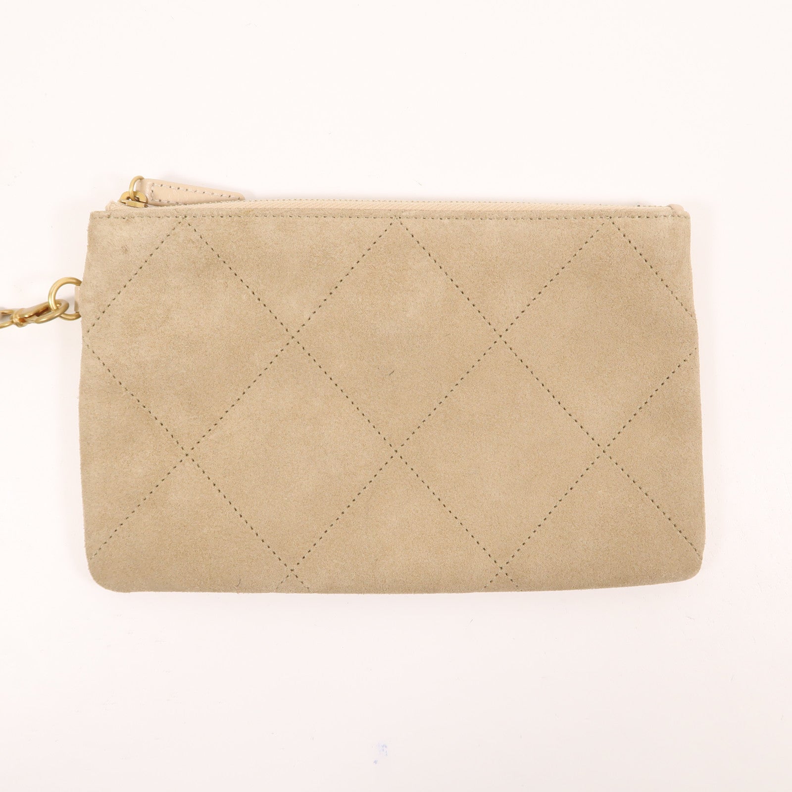 CHANEL 牛皮皮革Hobo Bag金扣鏈帶肩背袋