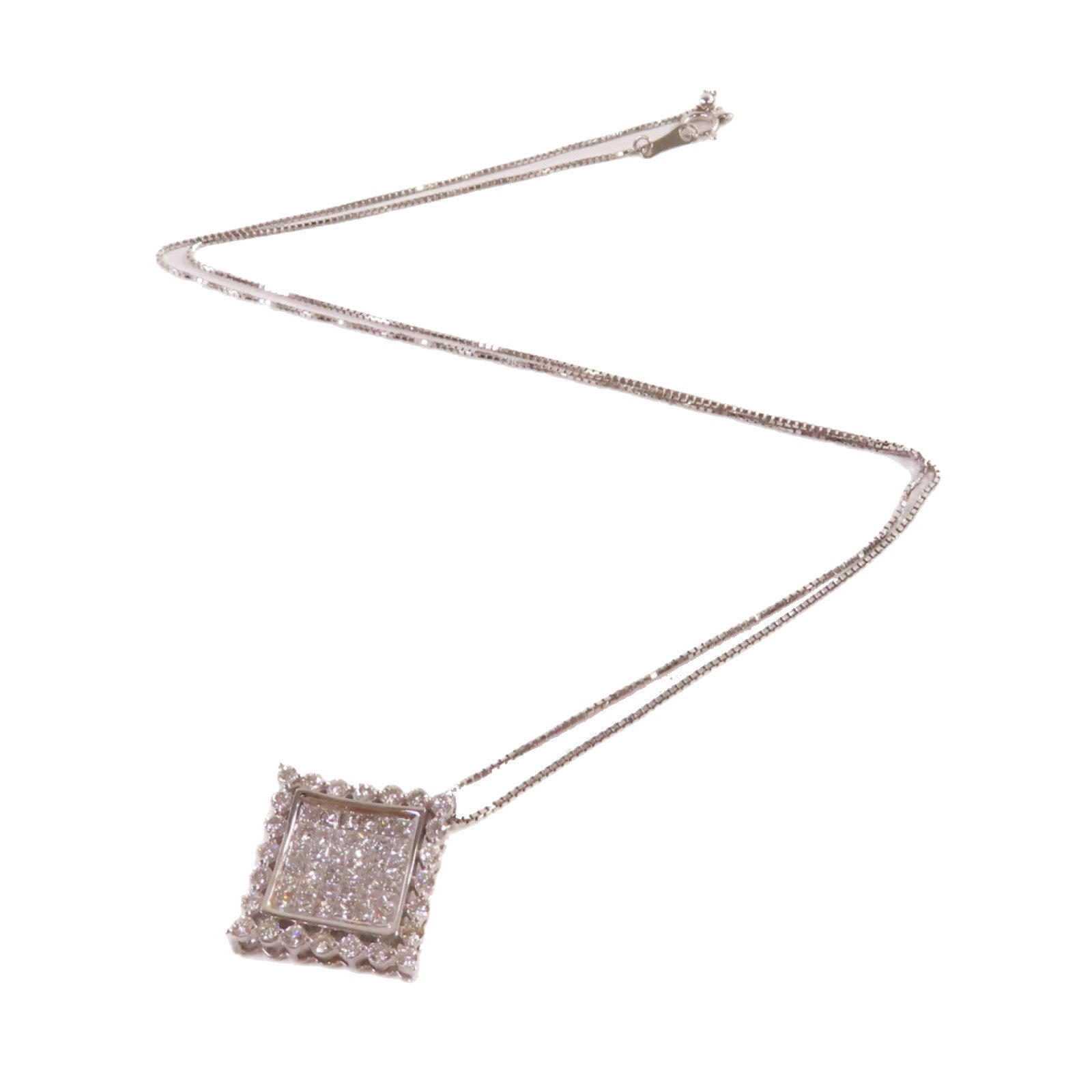 JEWELRY 【激減優惠】18K白金/1.5ct鑽石Diamond Necklace項鍊