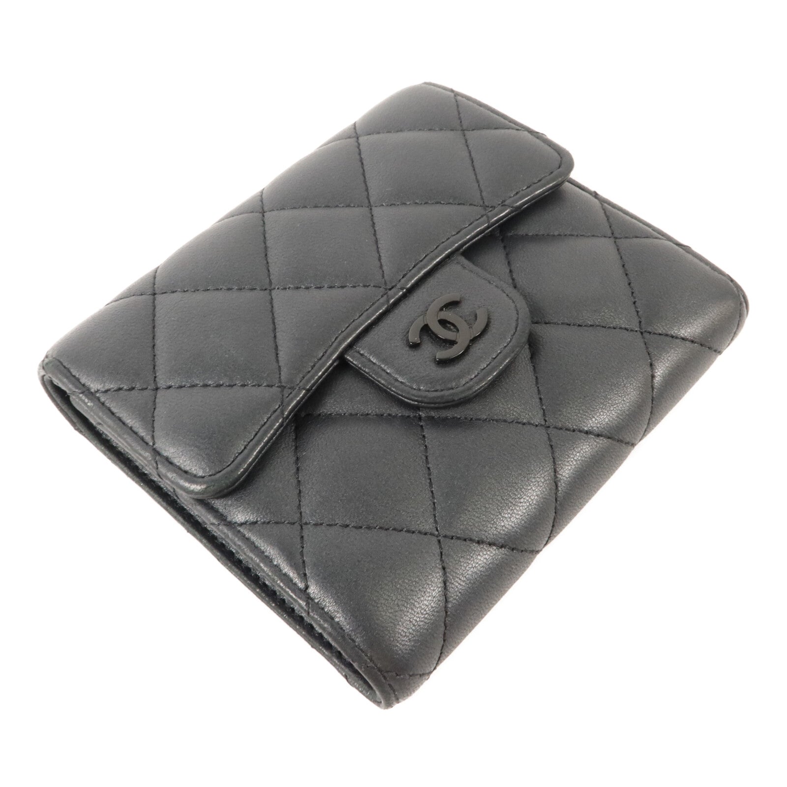 CHANEL 羊皮皮革Classic Small Flap Wallet錢包