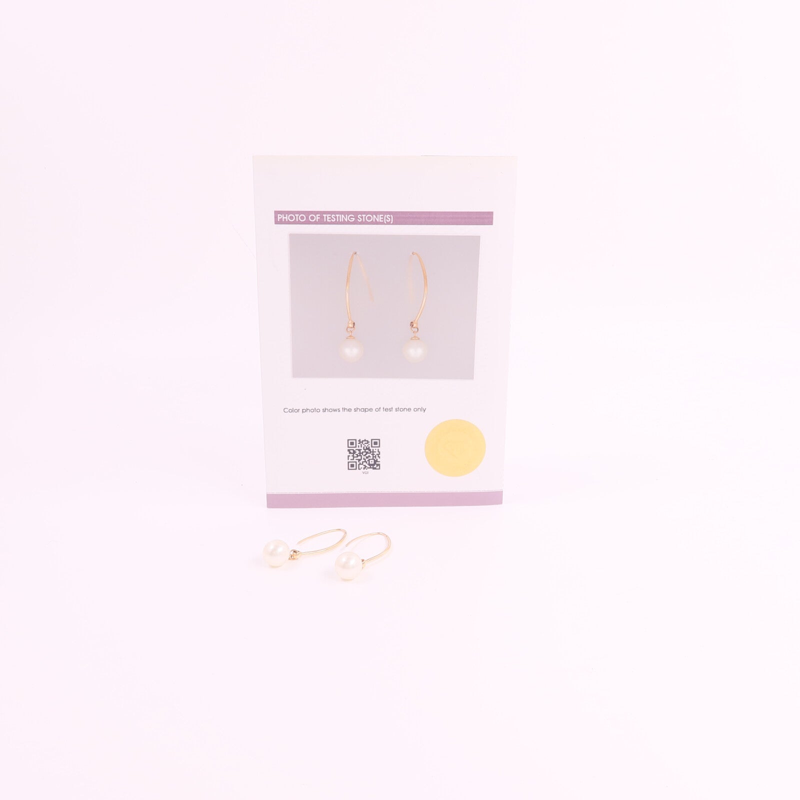 JEWELRY 18K玫瑰金Pearl Earrings珍珠耳環