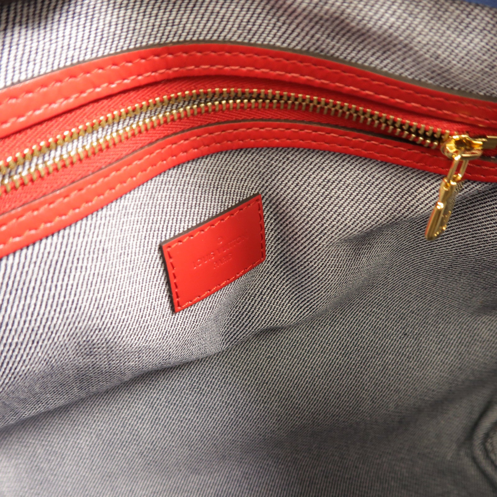 LOUIS VUITTON Monogram Denim Speedy Bandouliere 30手挽肩背兩用袋