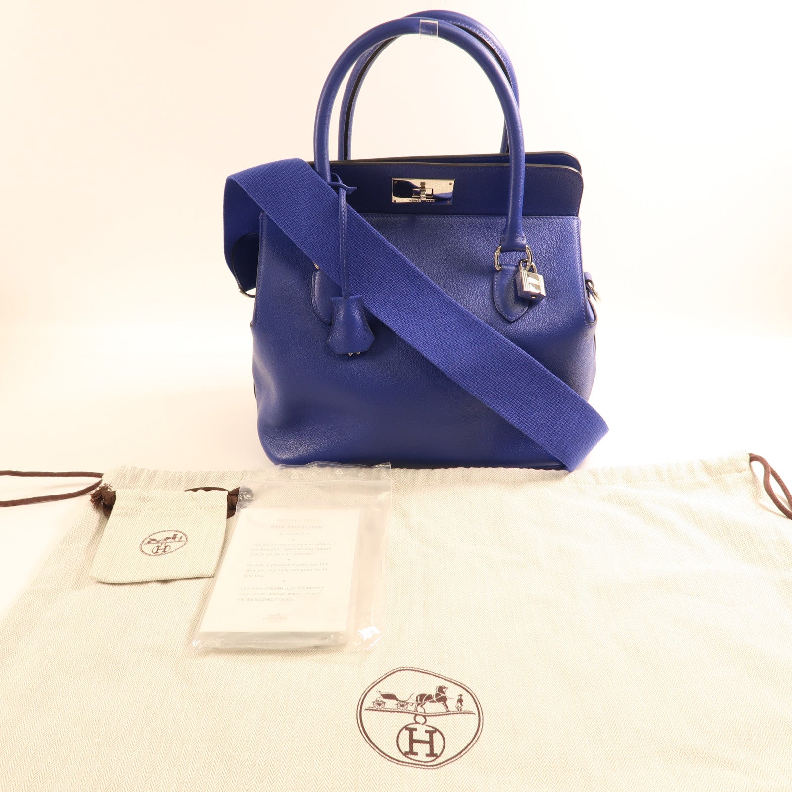 Hさん専用【美品】HERMES Eclair 45 HERMES 【激減優惠】Evercolor皮革Toolbox 26銀扣手挽肩背兩用袋