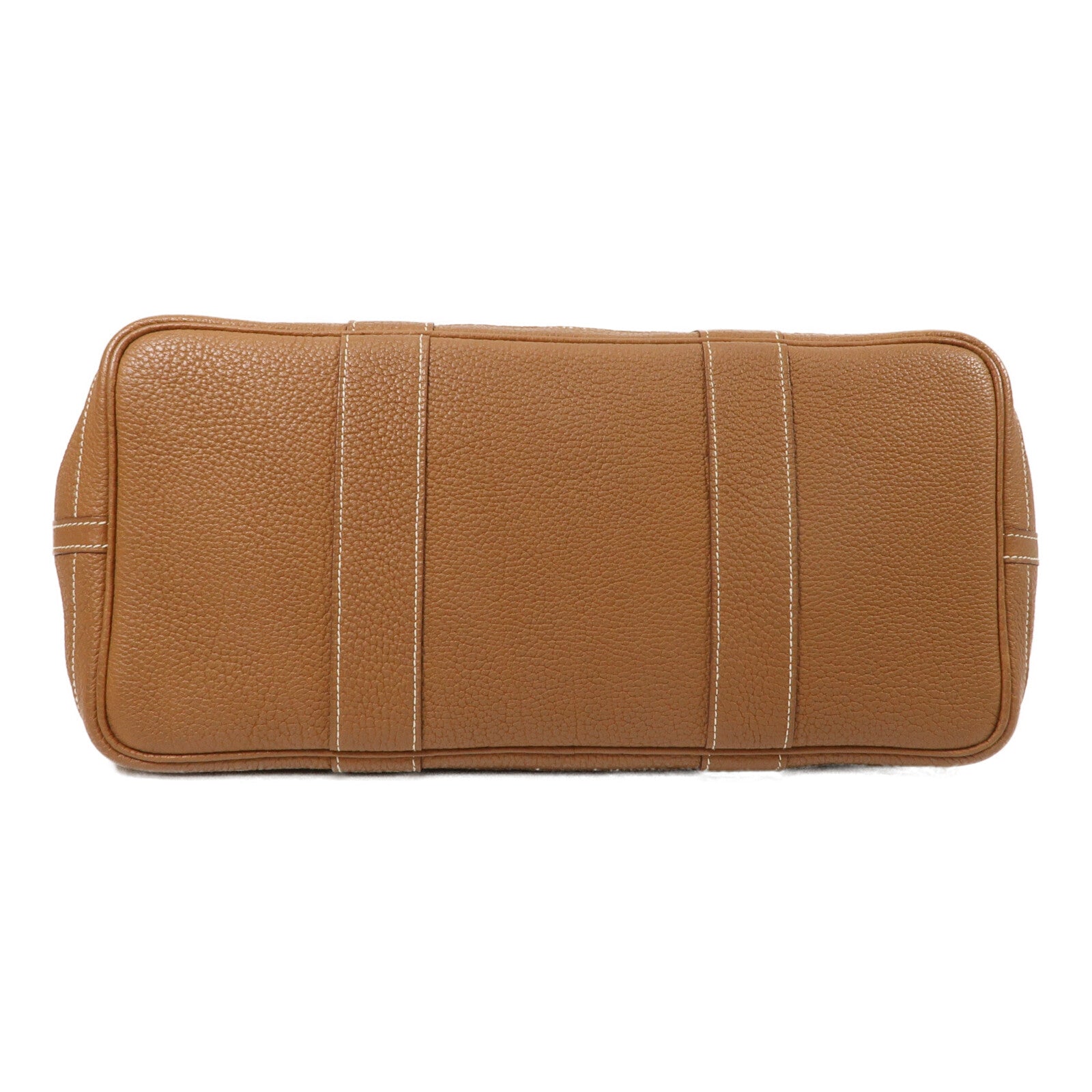 HERMES Negonda皮革GardenParty PM手挽袋Gold
