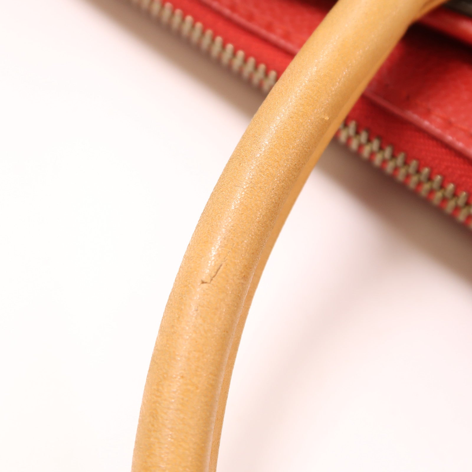 LOUIS VUITTON Monogram Pallas金扣手挽肩背兩用袋棕色/紅色