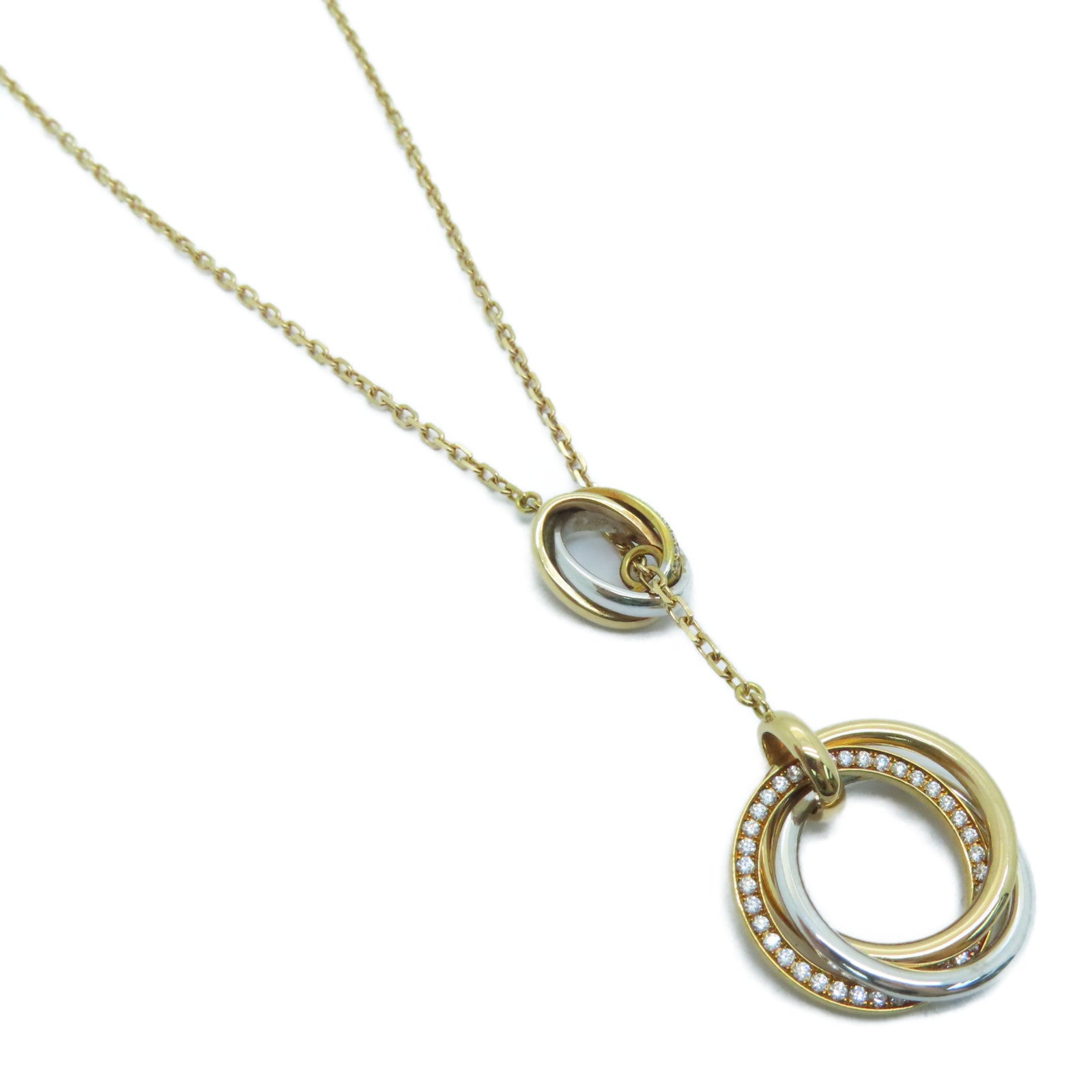 CARTIER 【激減優惠】18K白金/黃金/玫瑰金Trinity Necklace項鍊