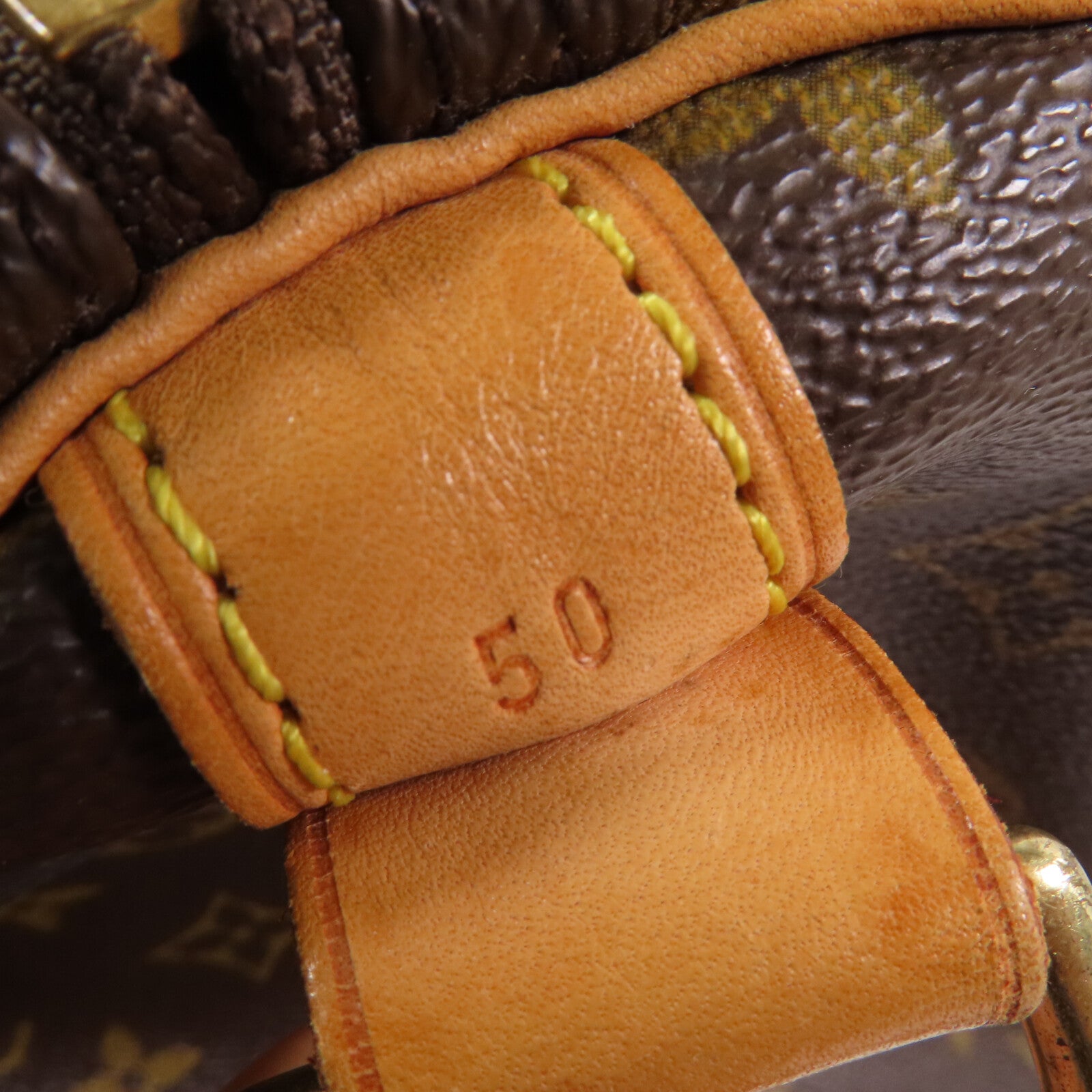 LOUIS VUITTON Monogram Keepall Bandouliere 50金扣波士頓包