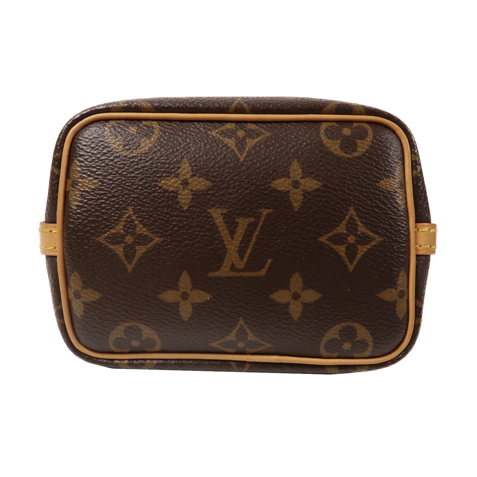LOUIS VUITTON Monogram Nano Noe Shoulder Bag金扣肩背袋啡色