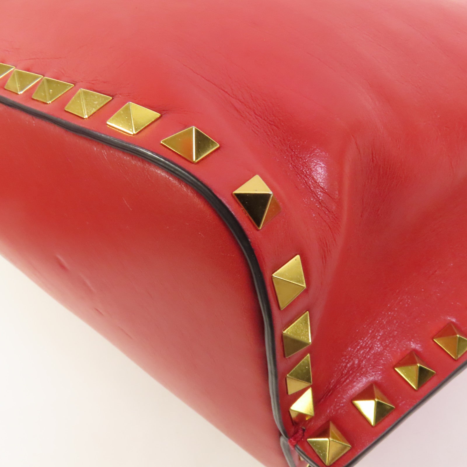 Valentino 牛皮皮革Shoulder Bag金扣手挽肩背兩用袋