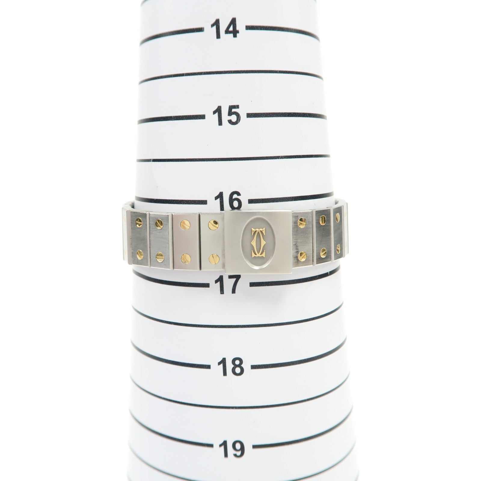CARTIER Santos Octagon不鏽鋼手錶石英機芯米色