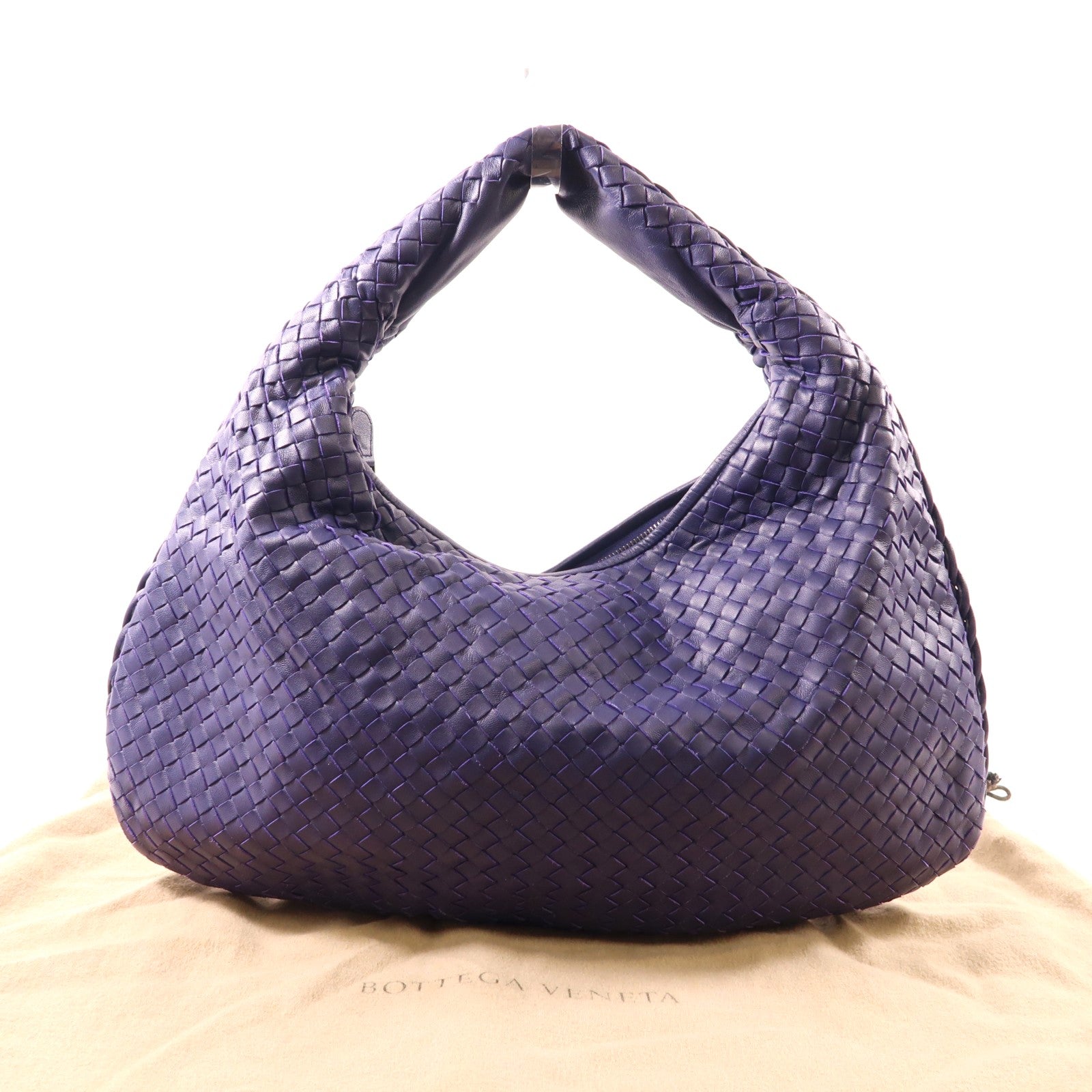 BOTTEGA VENETA 織紋皮革Shoulder Bag肩背袋紫色
