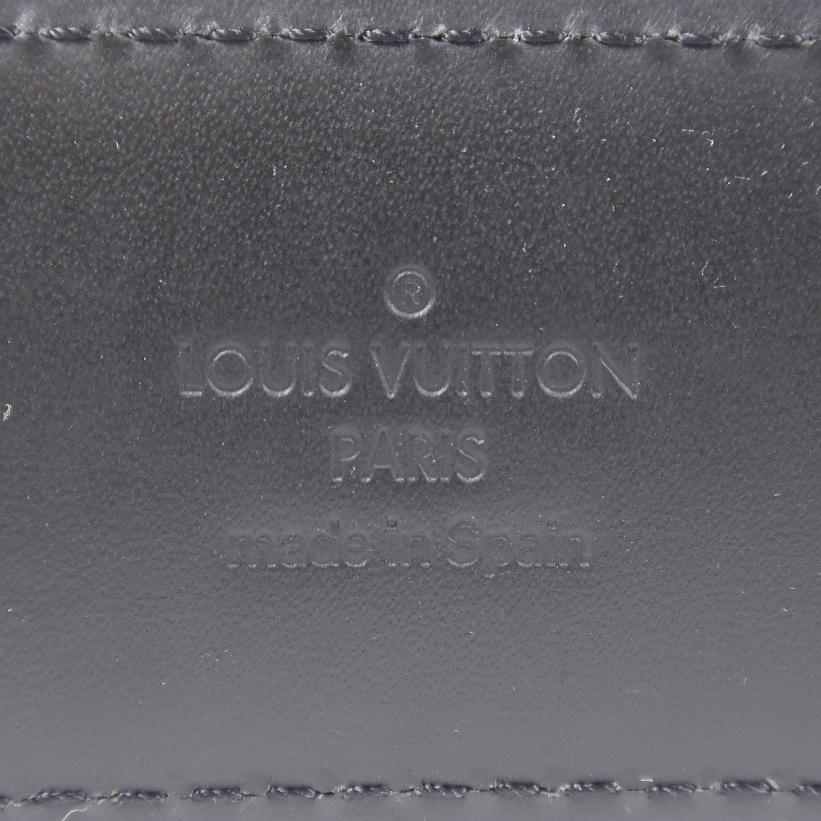 LOUIS VUITTON Damier Graphite Belt 90cm皮帶黑色/灰色