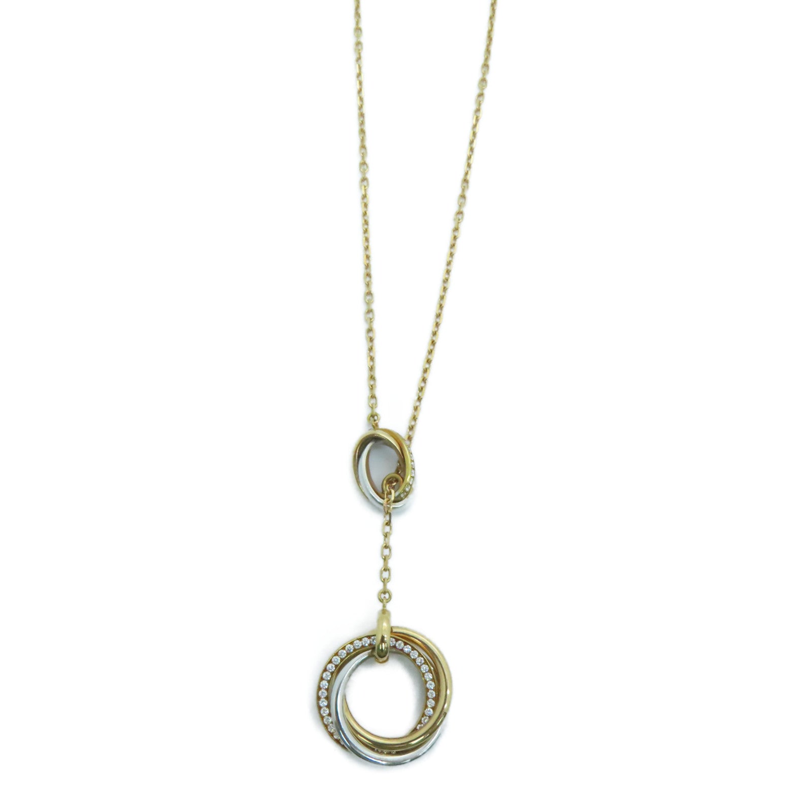 CARTIER 【激減優惠】18K白金/黃金/玫瑰金Trinity Necklace項鍊