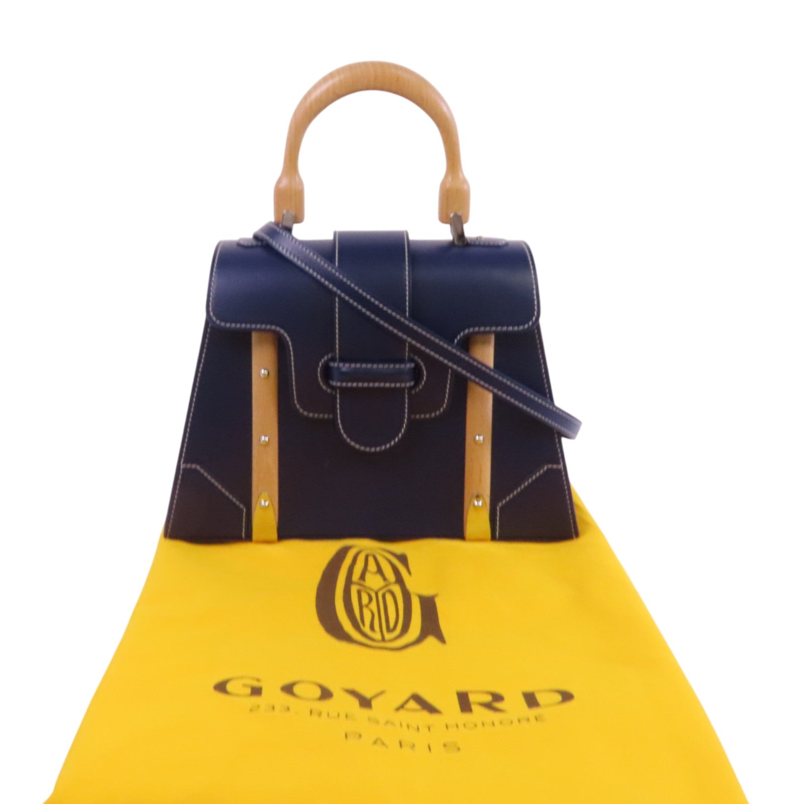 GOYARD 牛皮皮革Saigon PM手挽肩背兩用袋