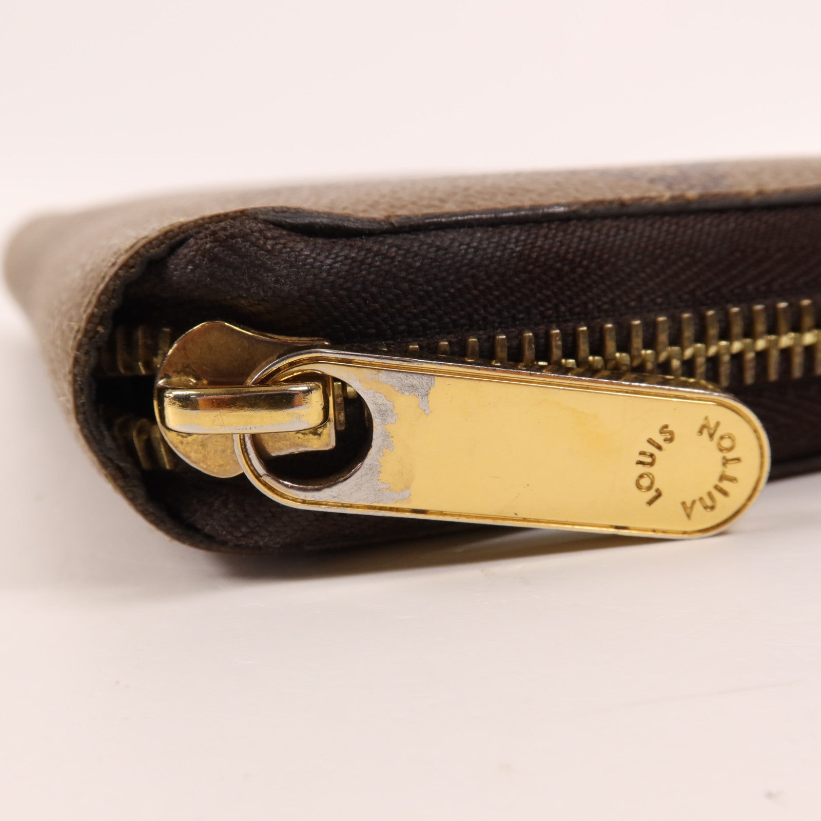 LOUIS VUITTON Monogram Giant Reverse Zippy Wallet金扣長錢包