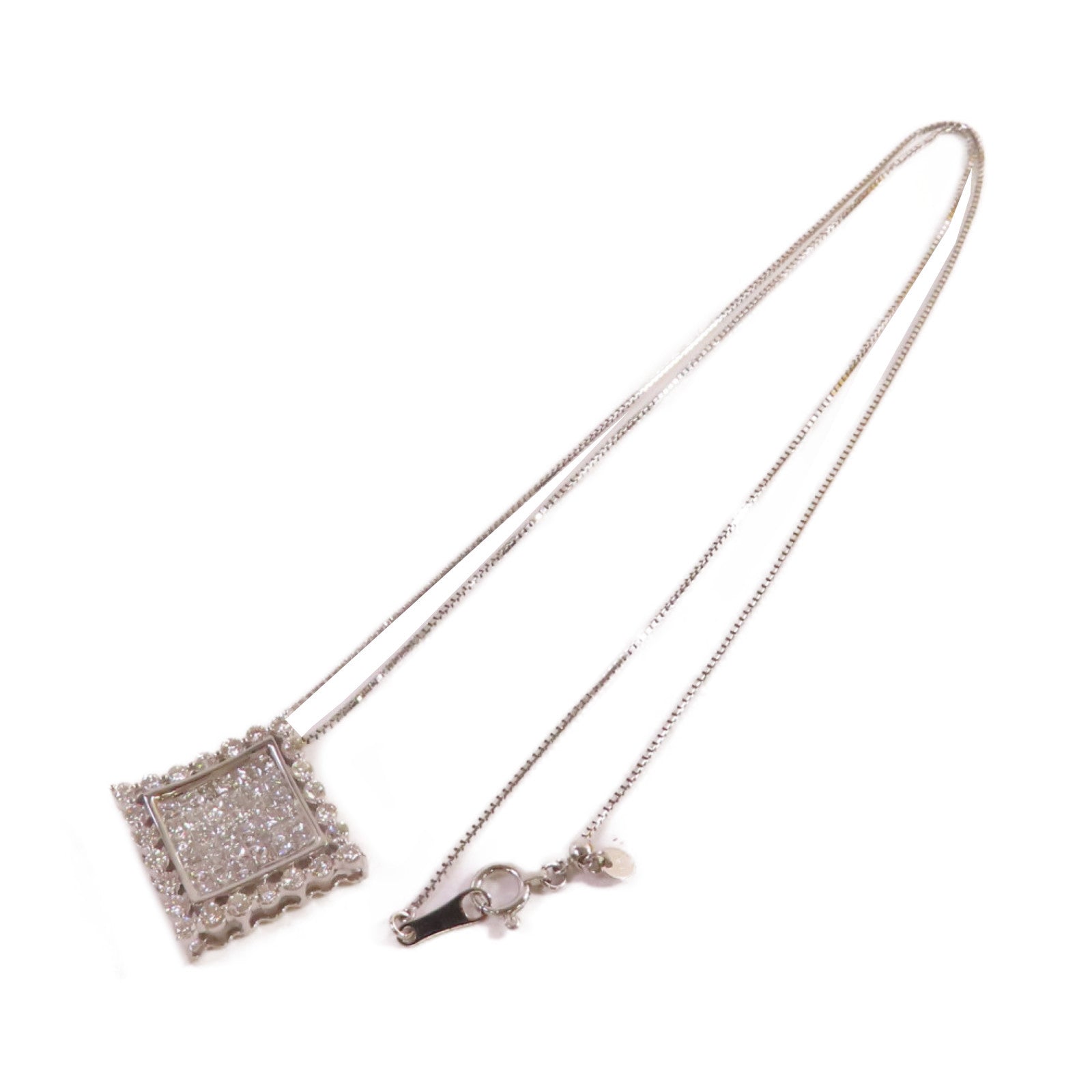 JEWELRY 【激減優惠】18K白金/1.5ct鑽石Diamond Necklace項鍊