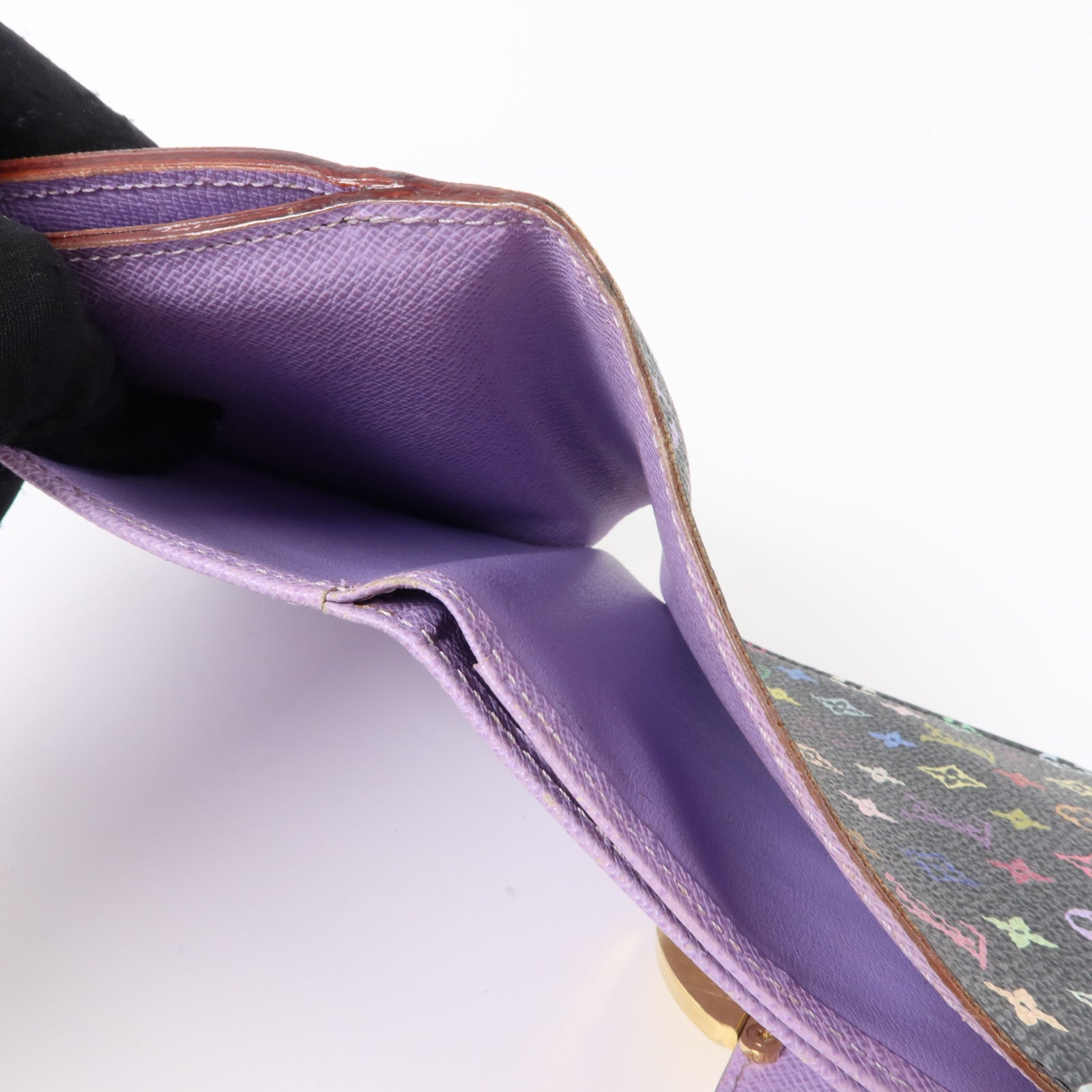 LOUIS VUITTON Monogram Multicolore Portefeuille Joy金扣錢包