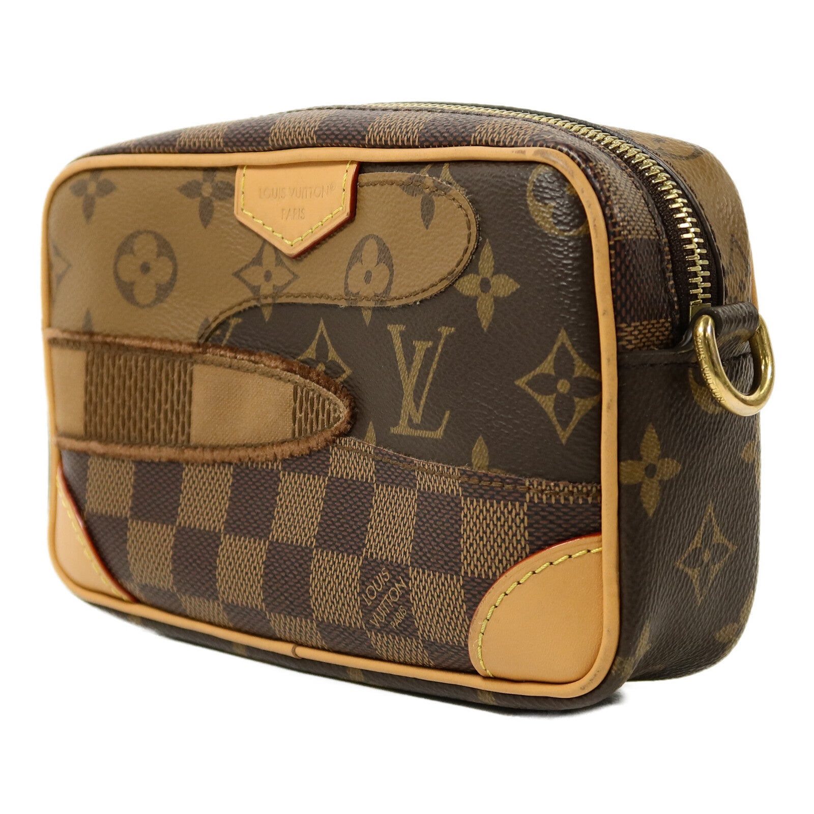 LOUIS VUITTON Monogram Landscape Trocadero Wearable Wallet肩背袋