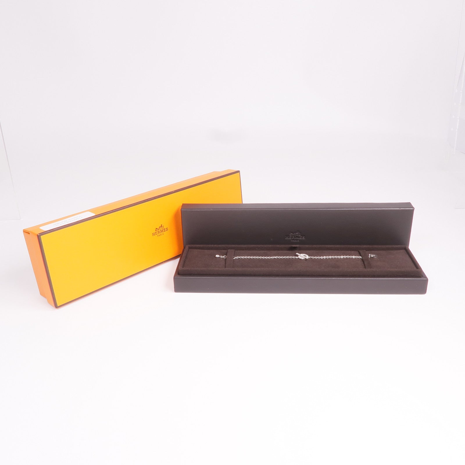 HERMES 【激減優惠】18K白金Finesse Bracelet手鏈