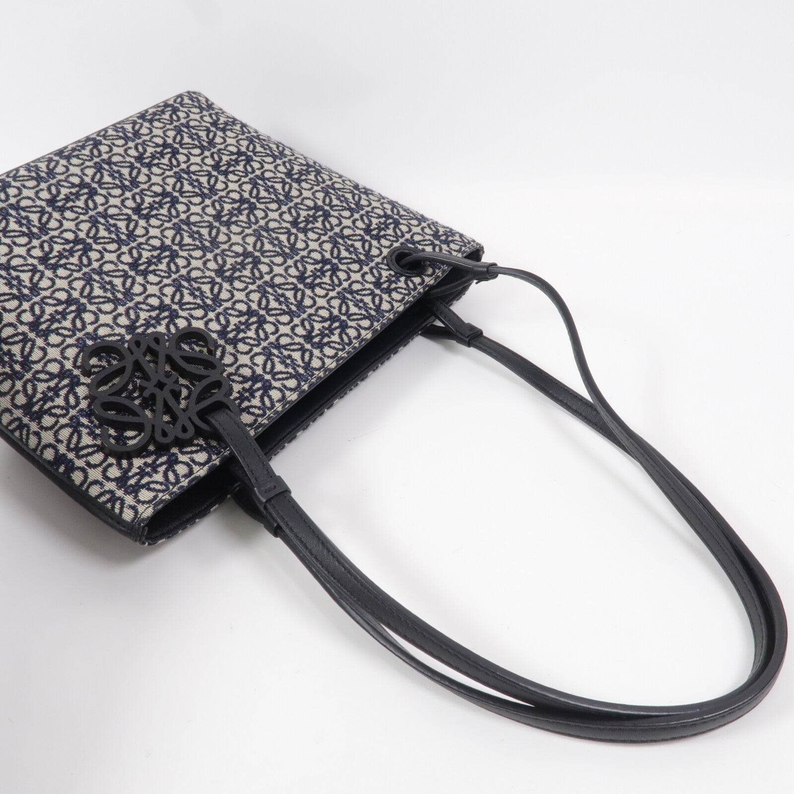 LOEWE 帆布Square Anagram Tote肩背袋