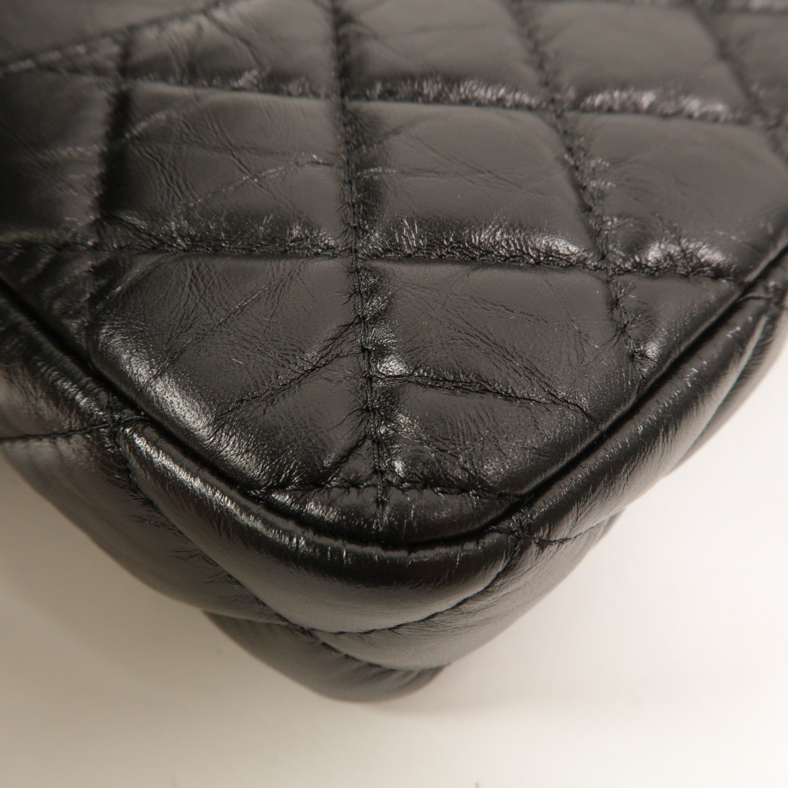 CHANEL 牛皮皮革2.55 Phone Bag鏈帶肩背袋