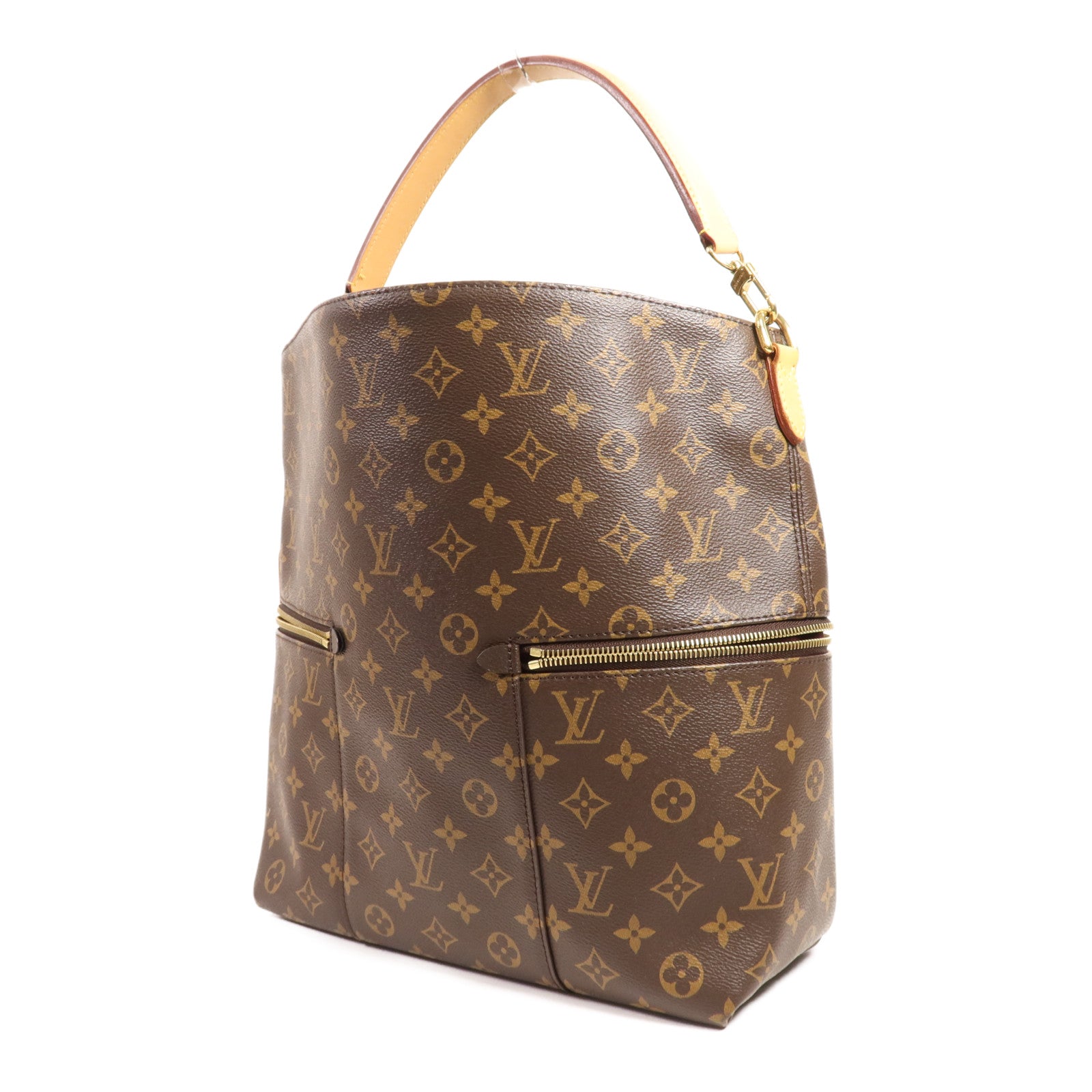 LOUIS VUITTON Monogram Melie金扣手挽肩背兩用袋