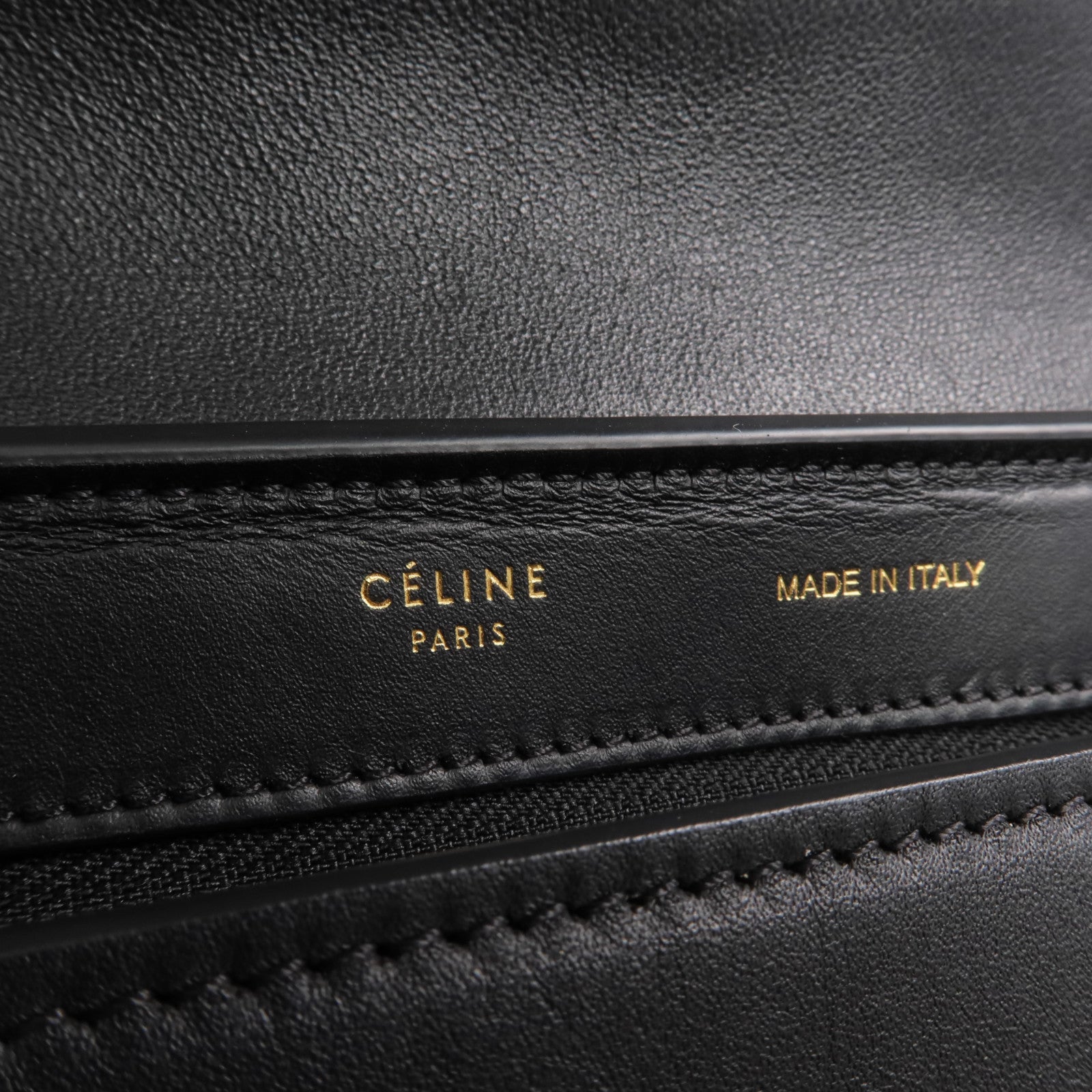 CELINE 牛皮皮革Trapeze金扣手挽肩背兩用袋