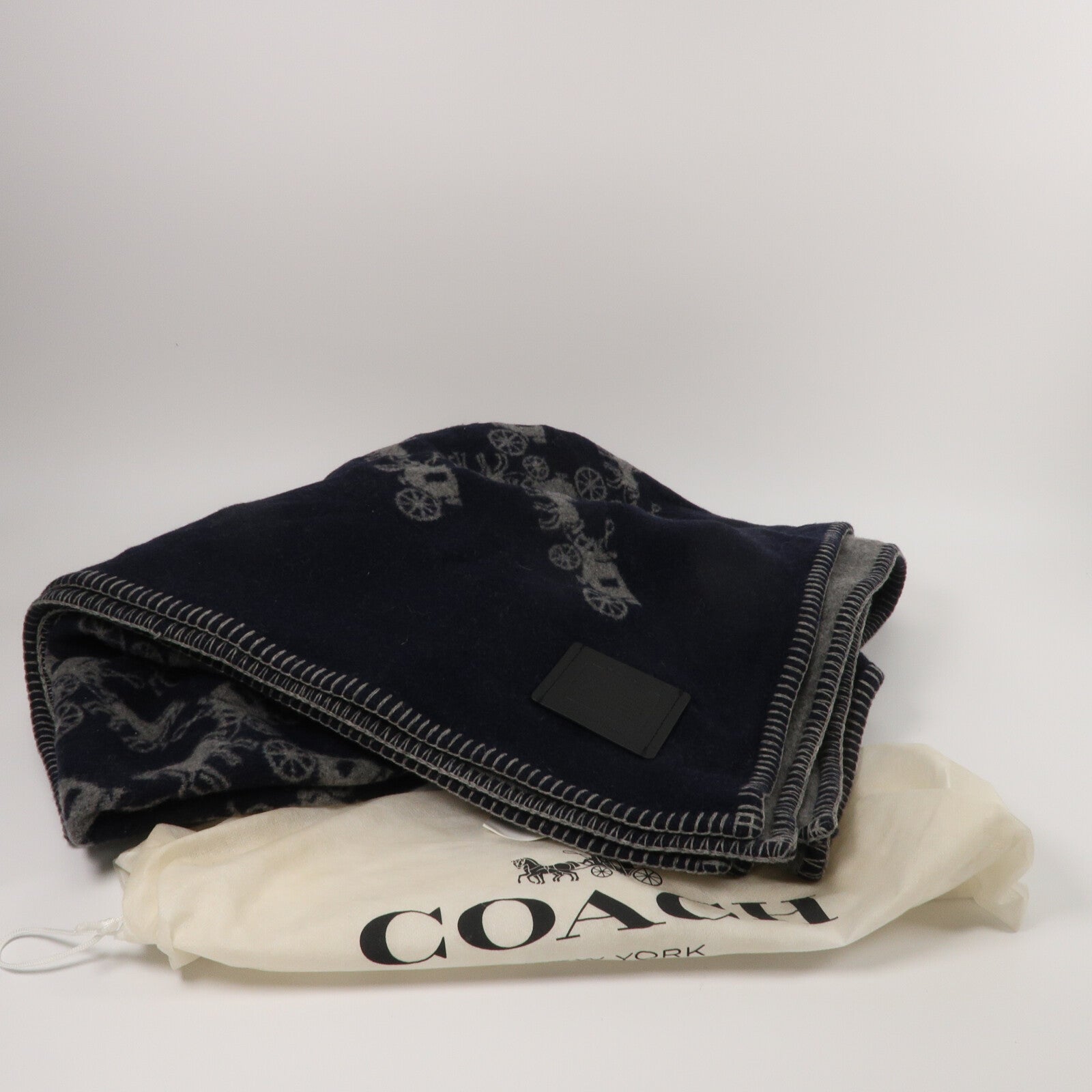 COACH 羊毛/PolyamideBlanket Scarf 178X130cm絲巾