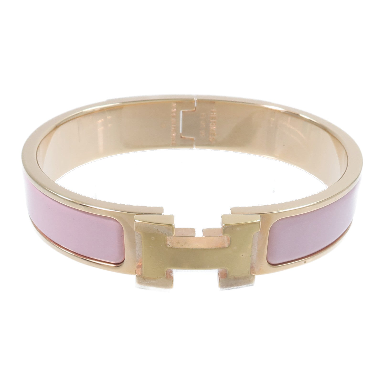 HERMES 金屬/琺瑯Clic H Bracelet手鐲