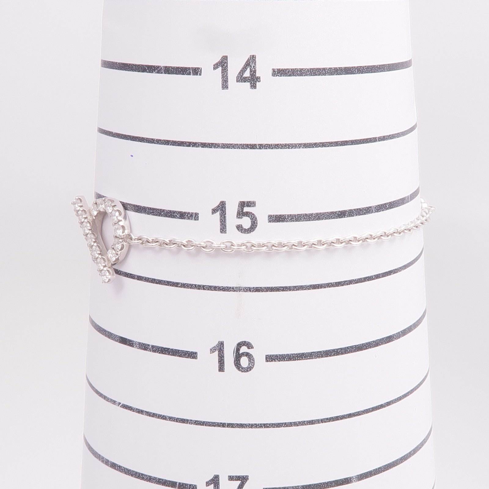 HERMES 【激減優惠】18K白金Finesse Bracelet手鏈