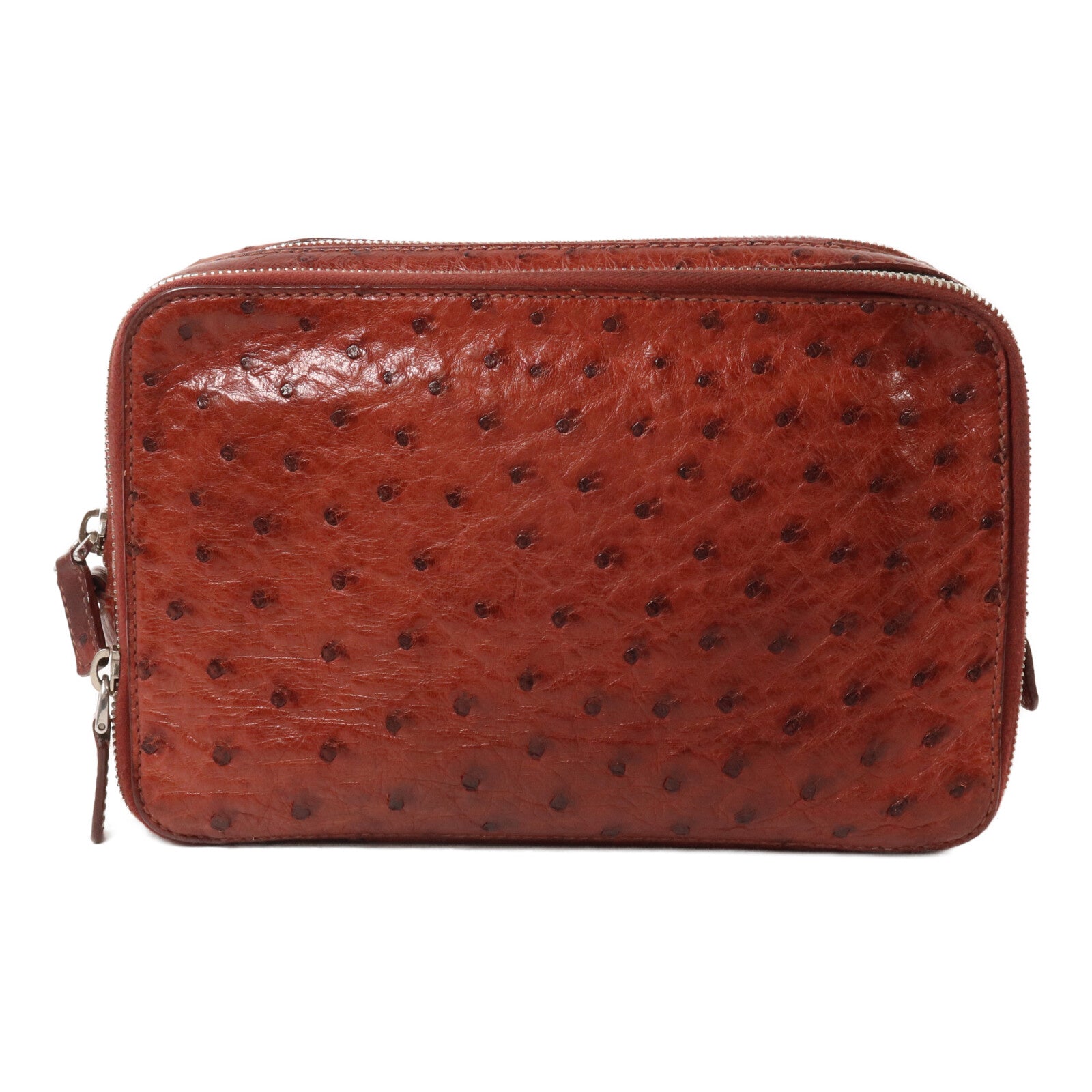 PRADA 鴕鳥皮革Clutch Bag手拿包